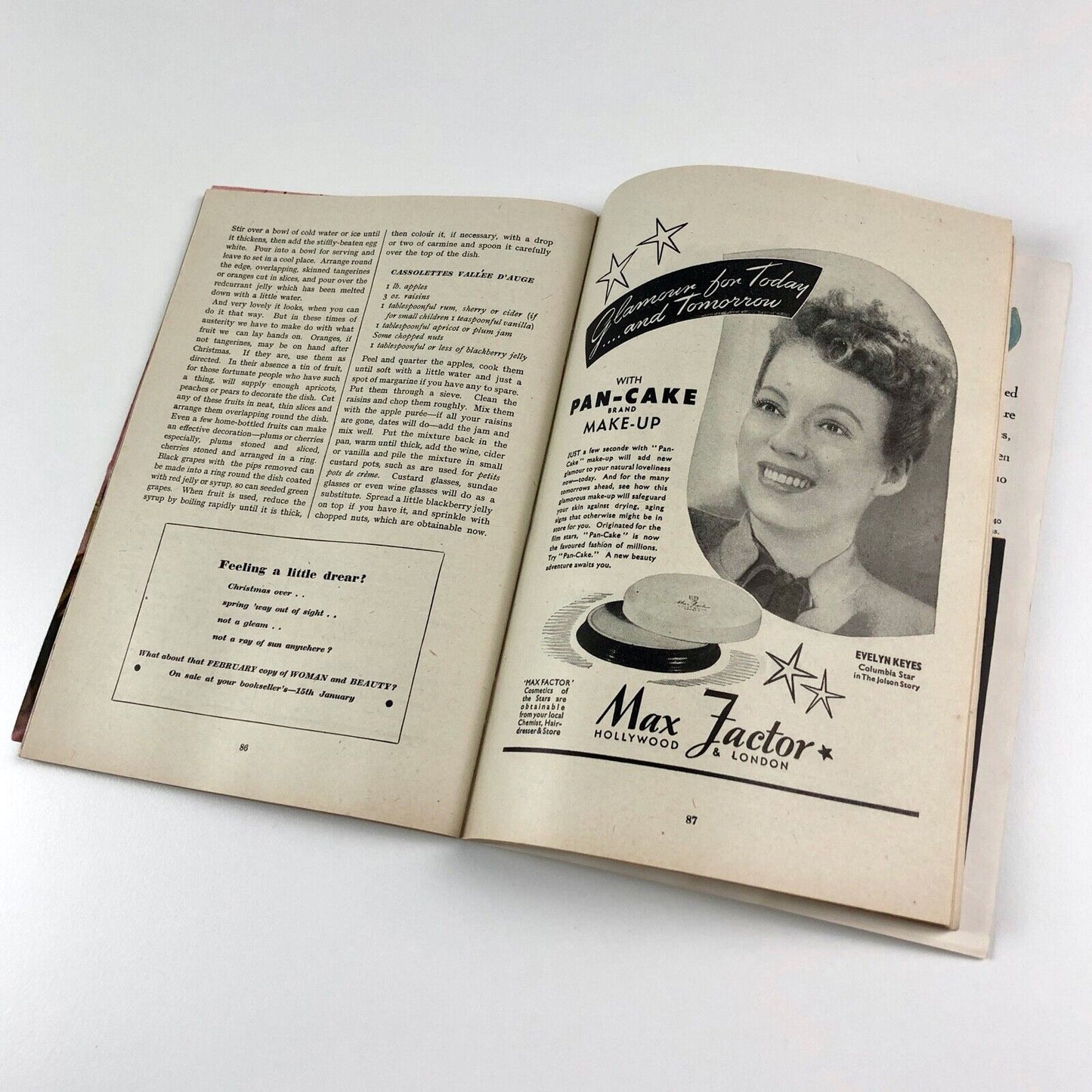 Woman and Beauty magazine. New Beauty Issue – January 1947