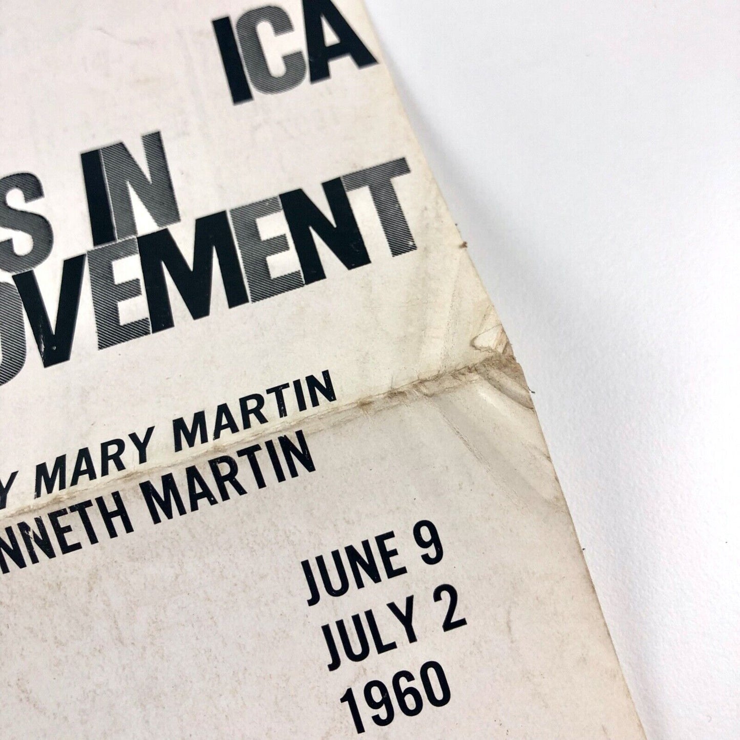 Essays in Movement Reliefs by Mary Martin Mobiles by Kenneth Martin | Institute of Contemporary Arts ICA 1960