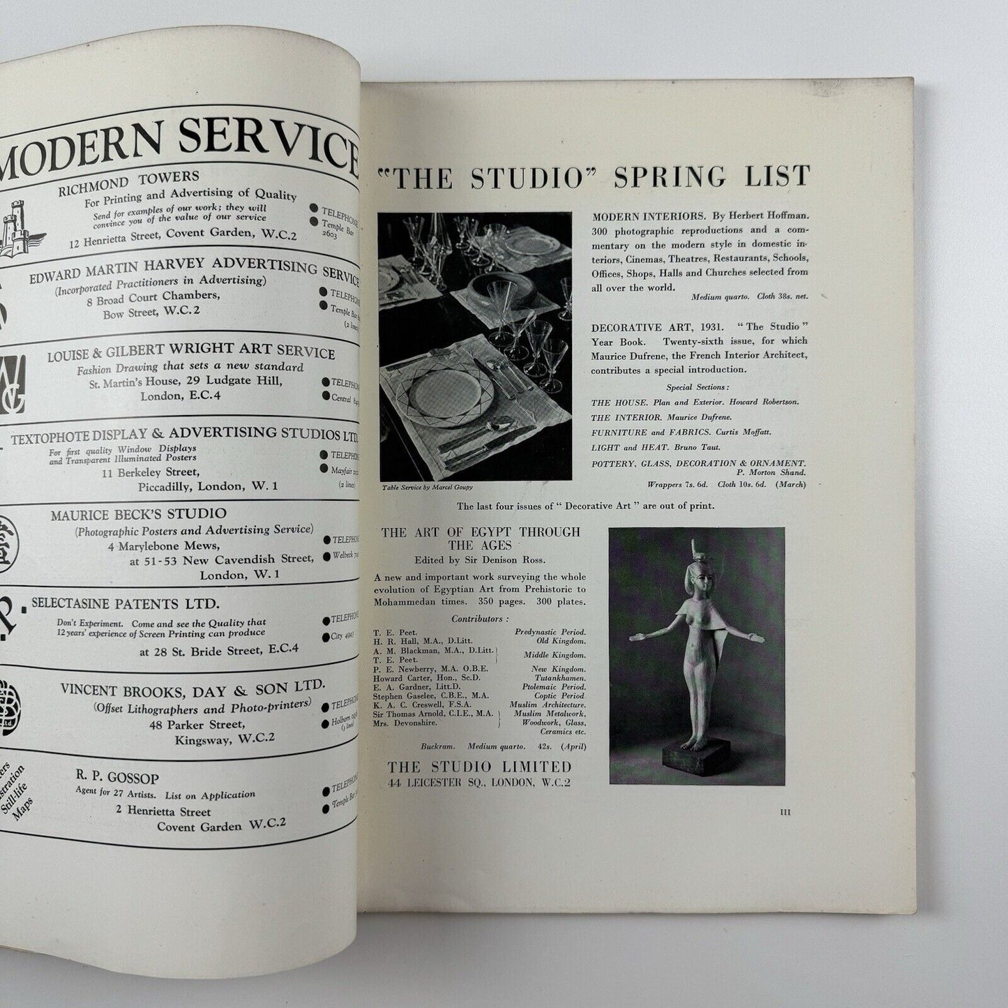 Commercial Art – The Advertisers Magazine | May 1931, Vol 10 No 59. | W.S. Crawford | LNER exhibition