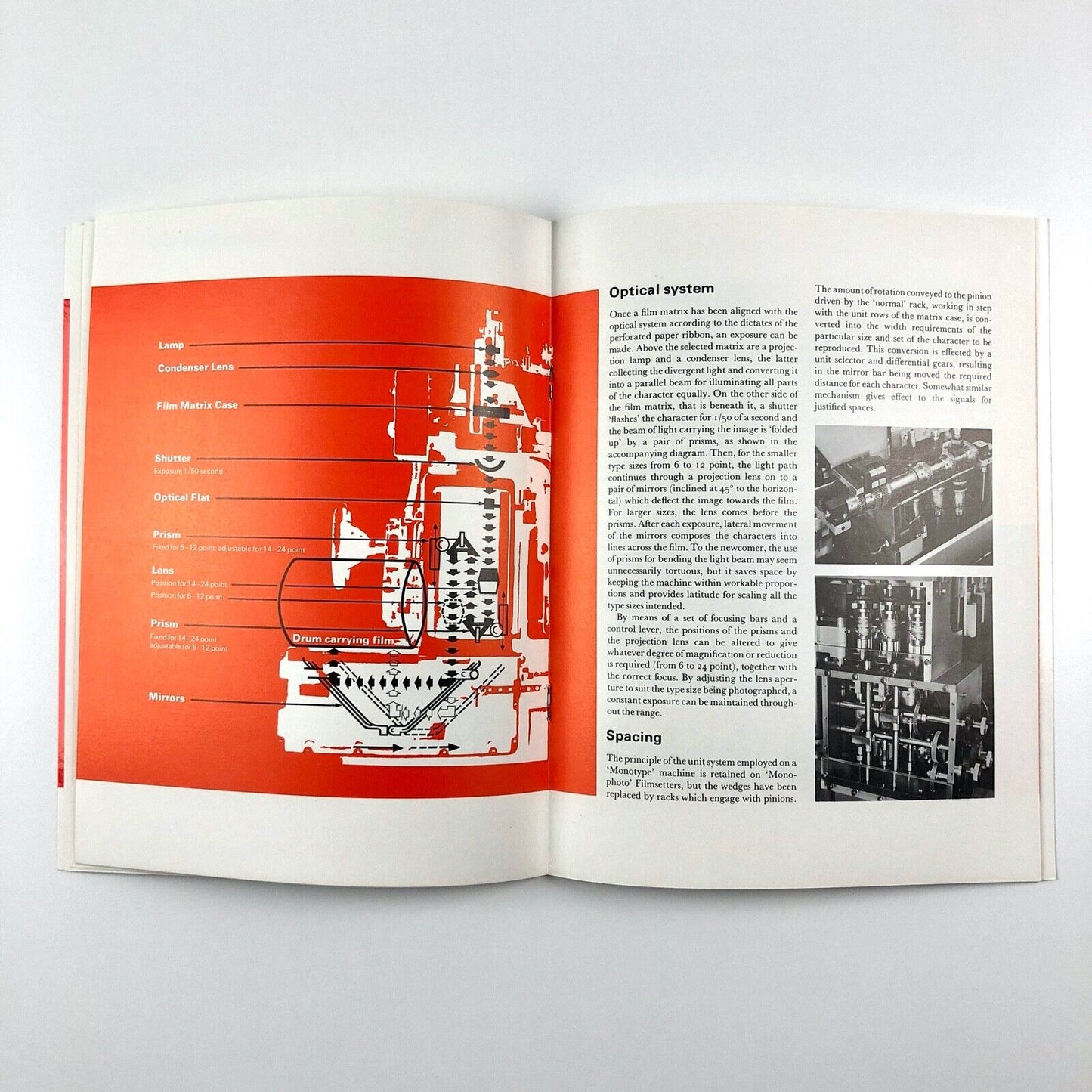 The functions & applications of 'Monophoto' Filmsetters | The Monotype Corporation
