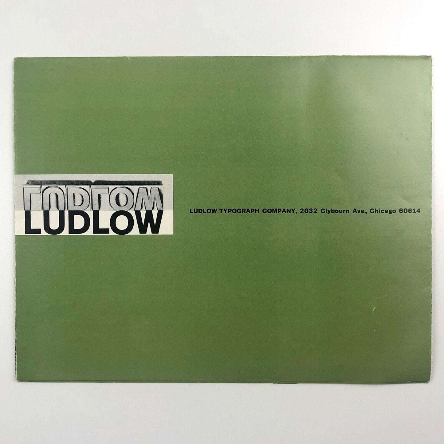 Ludlow Model M – fold-out leaflet | Ludlow Typograph Company, Chicago, undated