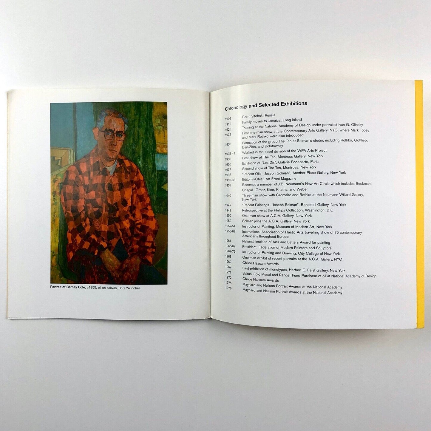 Joseph Solman: Seventy Years of Painting | Six Chapel Row / Mercury Gallery 2003