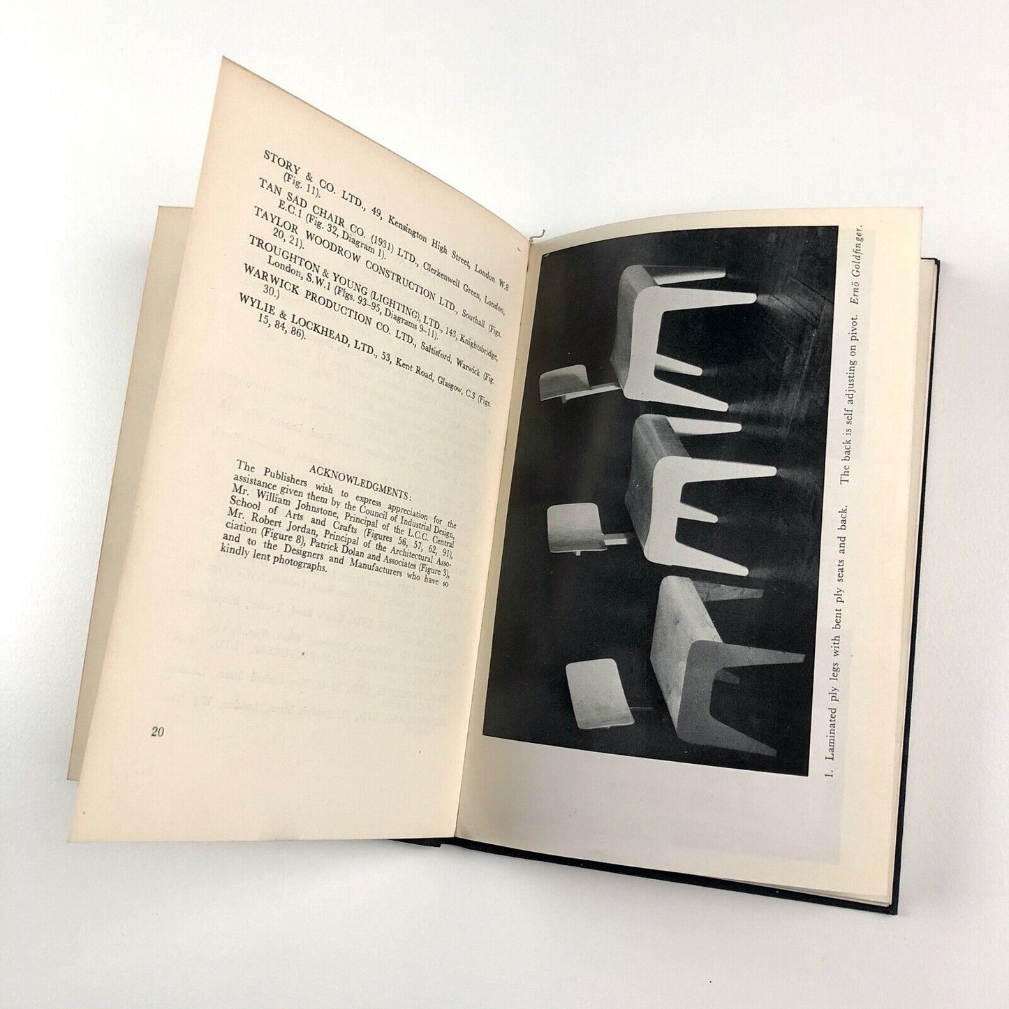British Furniture Today by Ernö Goldfinger | Alec Tiranti, 1951