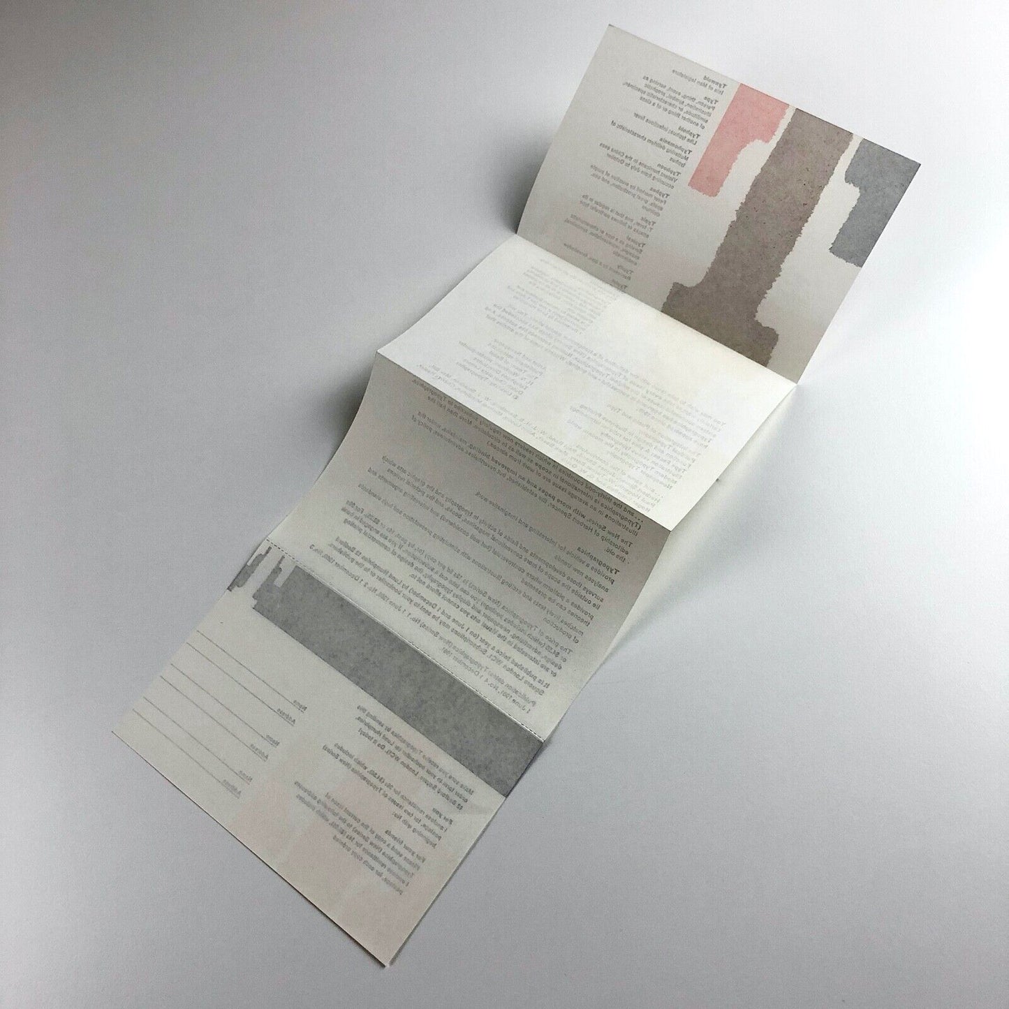 Typographica (New Series) journal promotional leaflet 1960