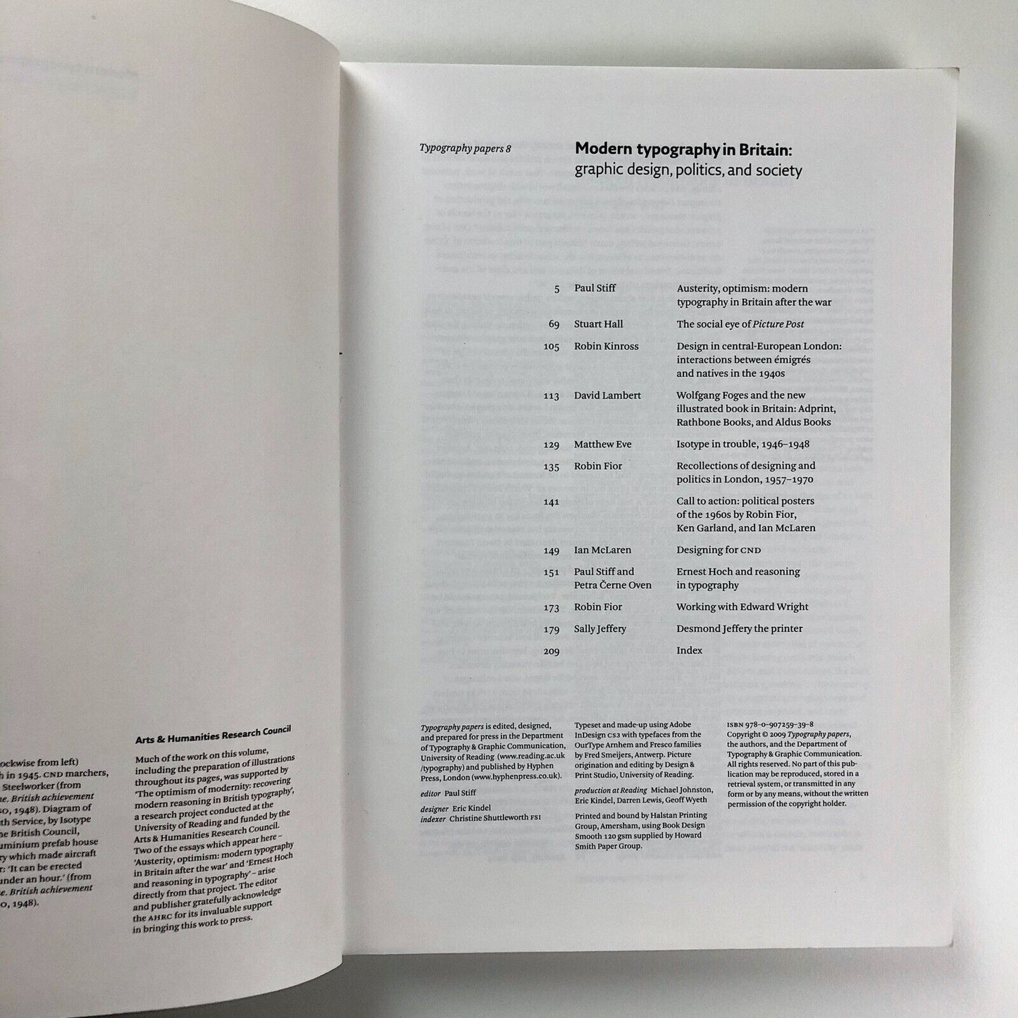 Typography Papers 8: Modern Typography in Britain | University of Reading, 2009