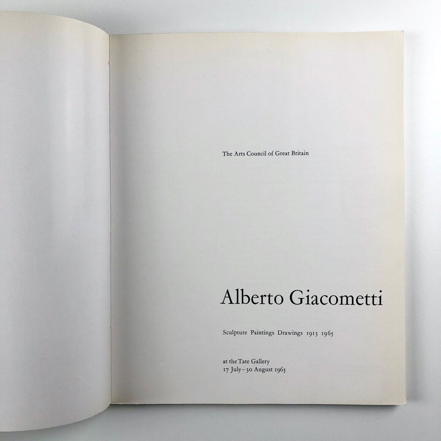 Alberto Giacometti: Sculpture Paintings Drawings | Tate Gallery, 1965
