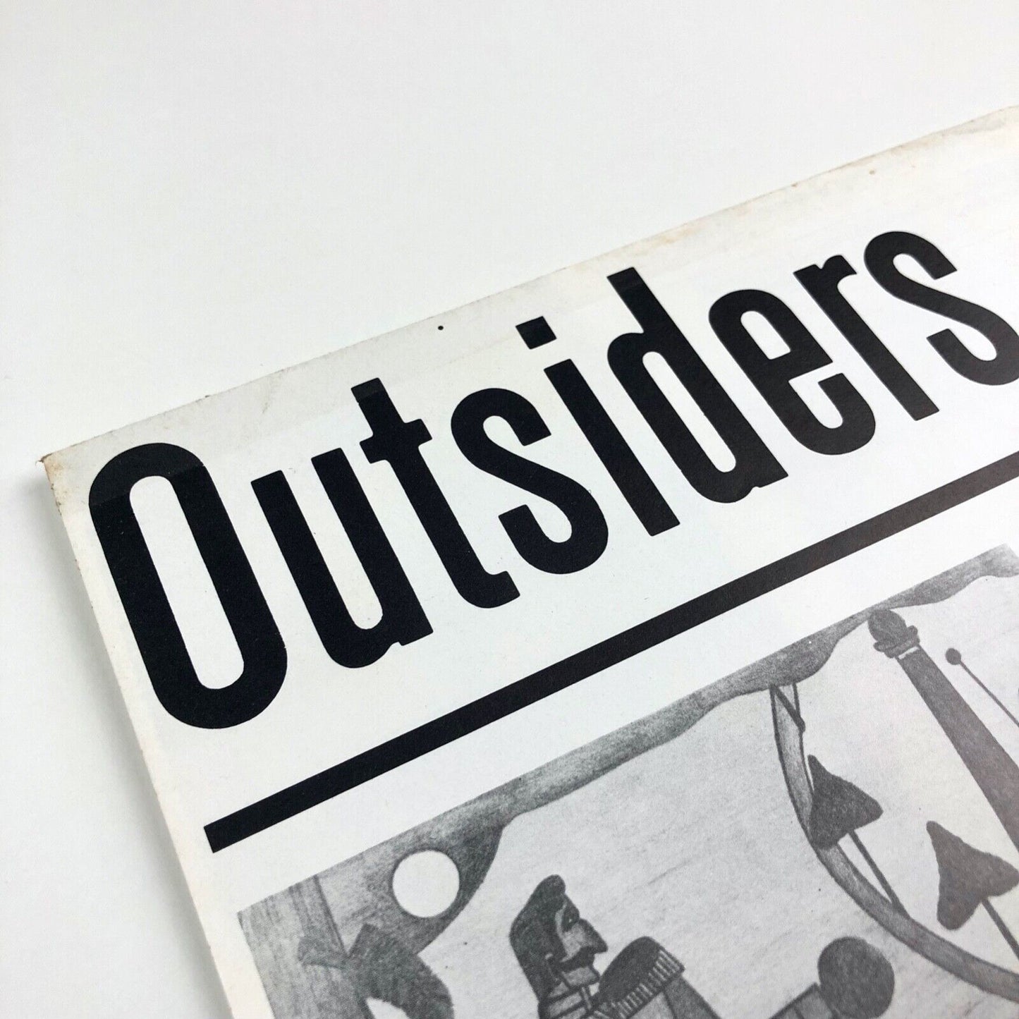 Fold out gallery guide for Outsiders | Hayward Gallery and Arts Council, 1979