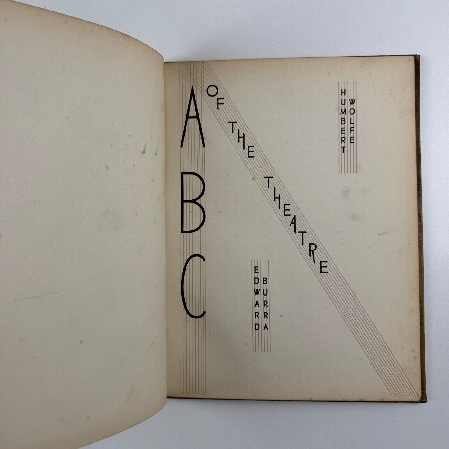 ABC of the Theatre by Humbert Wolfe. Illustrations by Edward Burra | The Cresset Press, 1932
