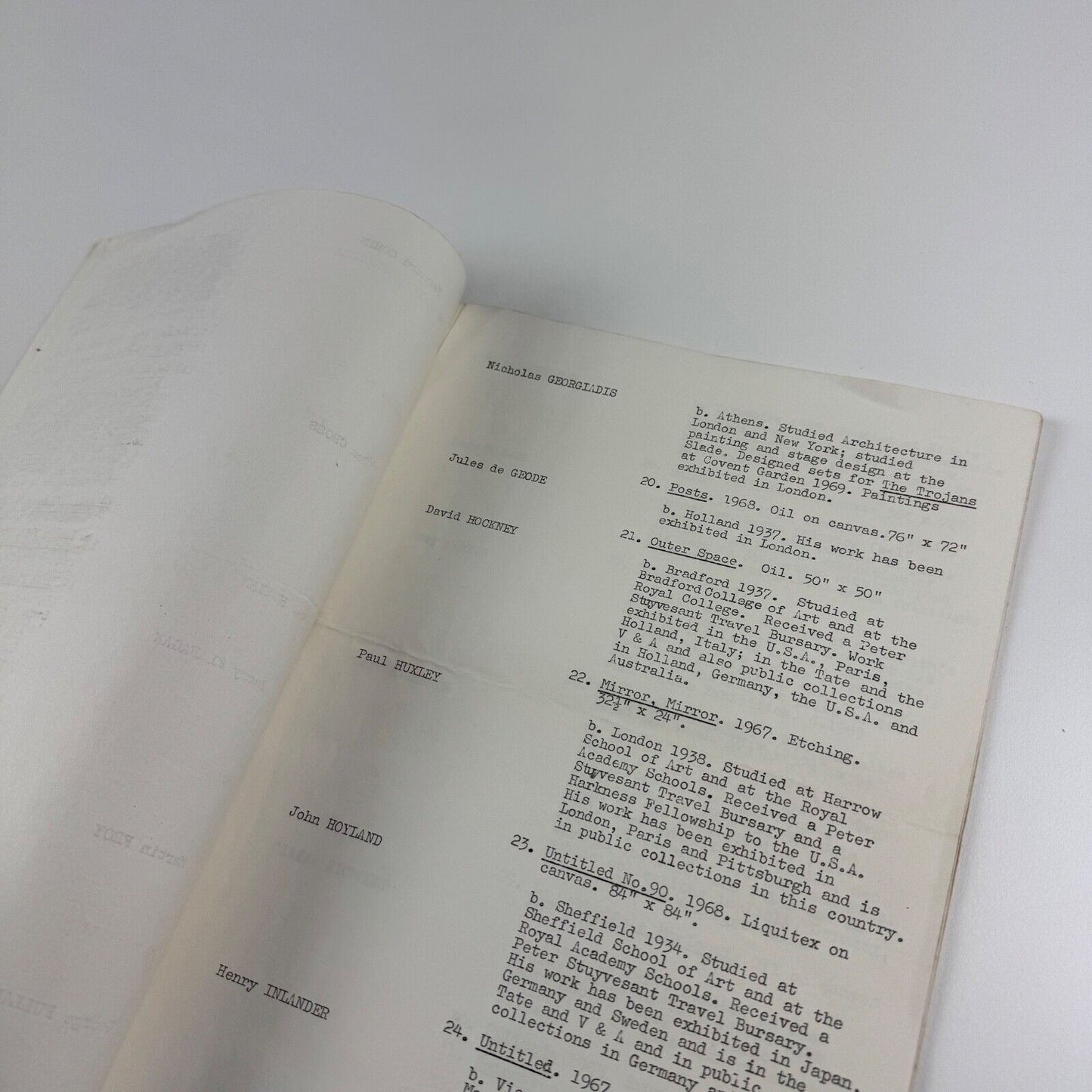 Modern British Painting & Sculpture | Farnham Centre, West Surrey College of Art & Design, 1970