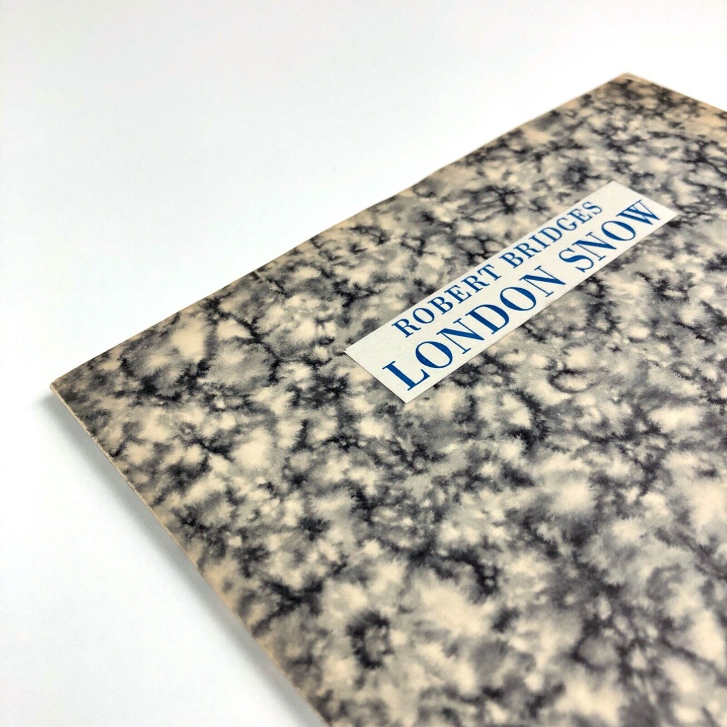 Robert Bridges – London Snow | The Simon King Press, 1988 limited edition