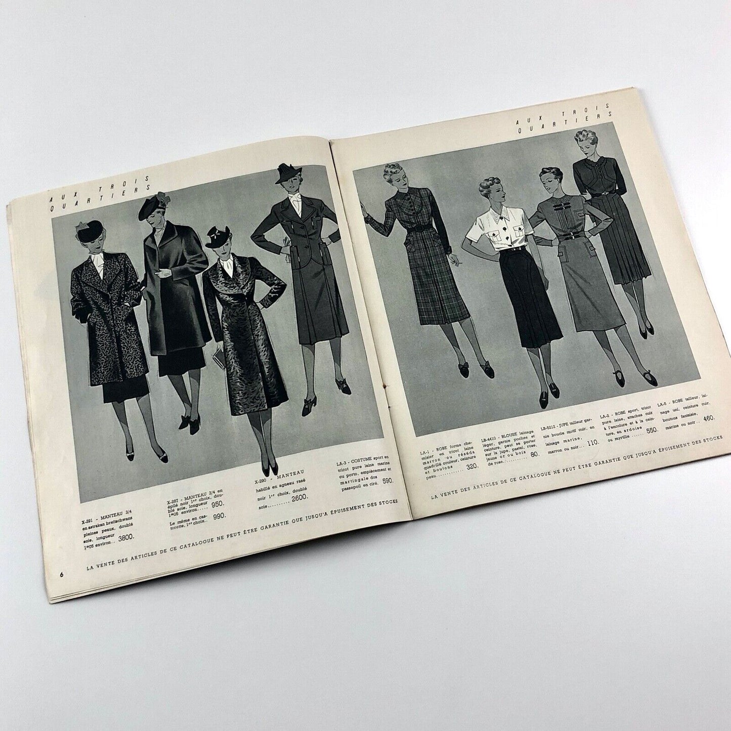 Aux Trois Quartiers – Bd. de la Madeleine, Paris | Mail order catalogue, early 20th century