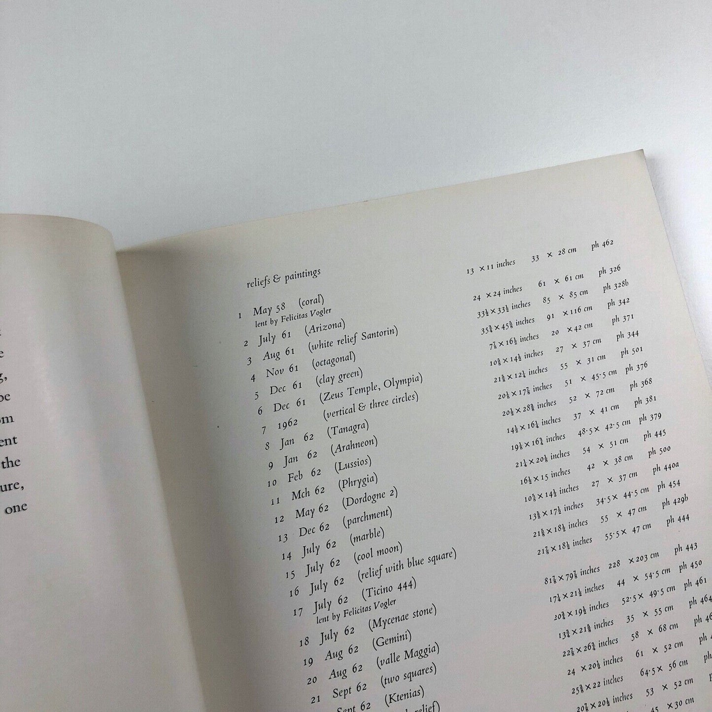 Ben Nicholson exhibition catalogue | Marlborough Fine Art, 1963