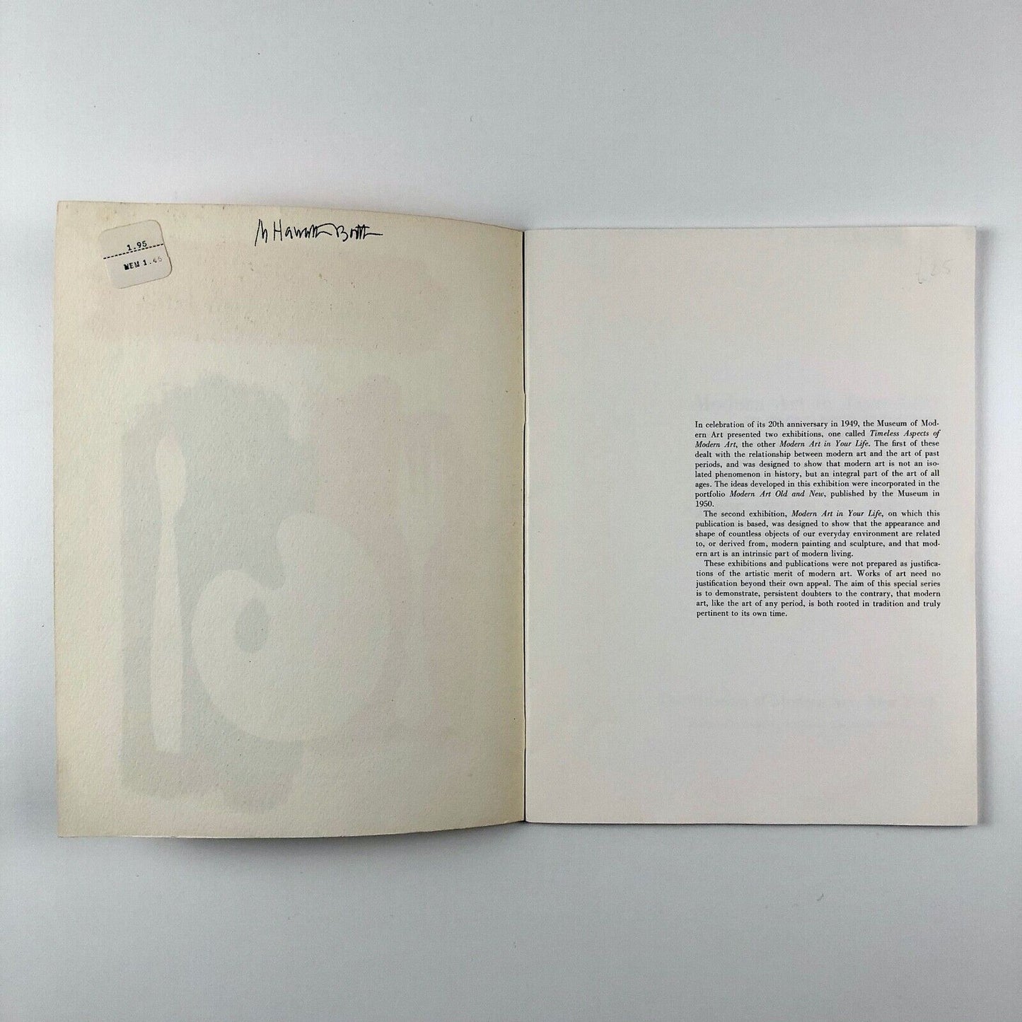 Modern Art in Your Life exhibition catalogue | Paul Rand cover | MOMA 1953