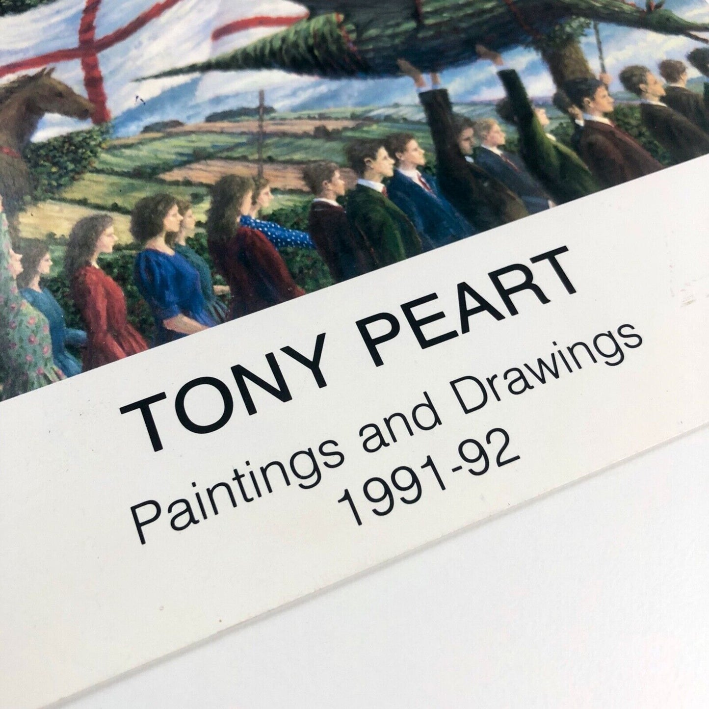 Folding card for Tony Peart Paintings & Drawings 1991-92 | Piccadilly Gallery, 1992