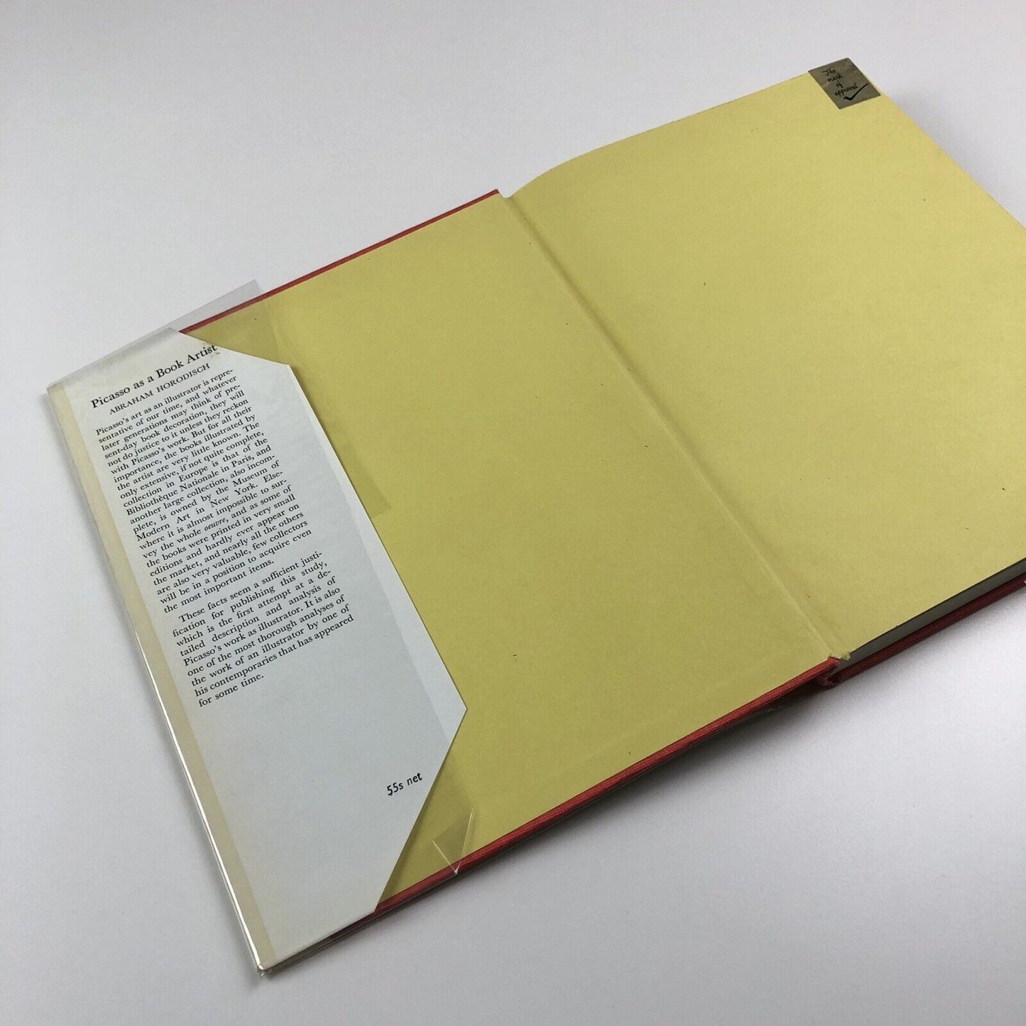 Picasso as a Book Artist by Abraham Horodisch | Faber & Faber, 1962