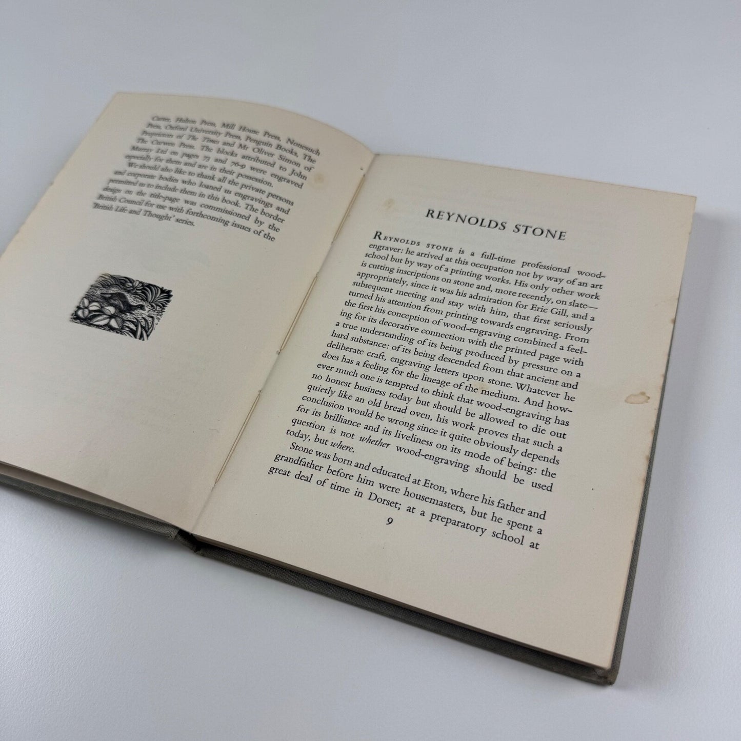 Reynolds Stone by Myfanwy Piper | Art and Technics, 1951