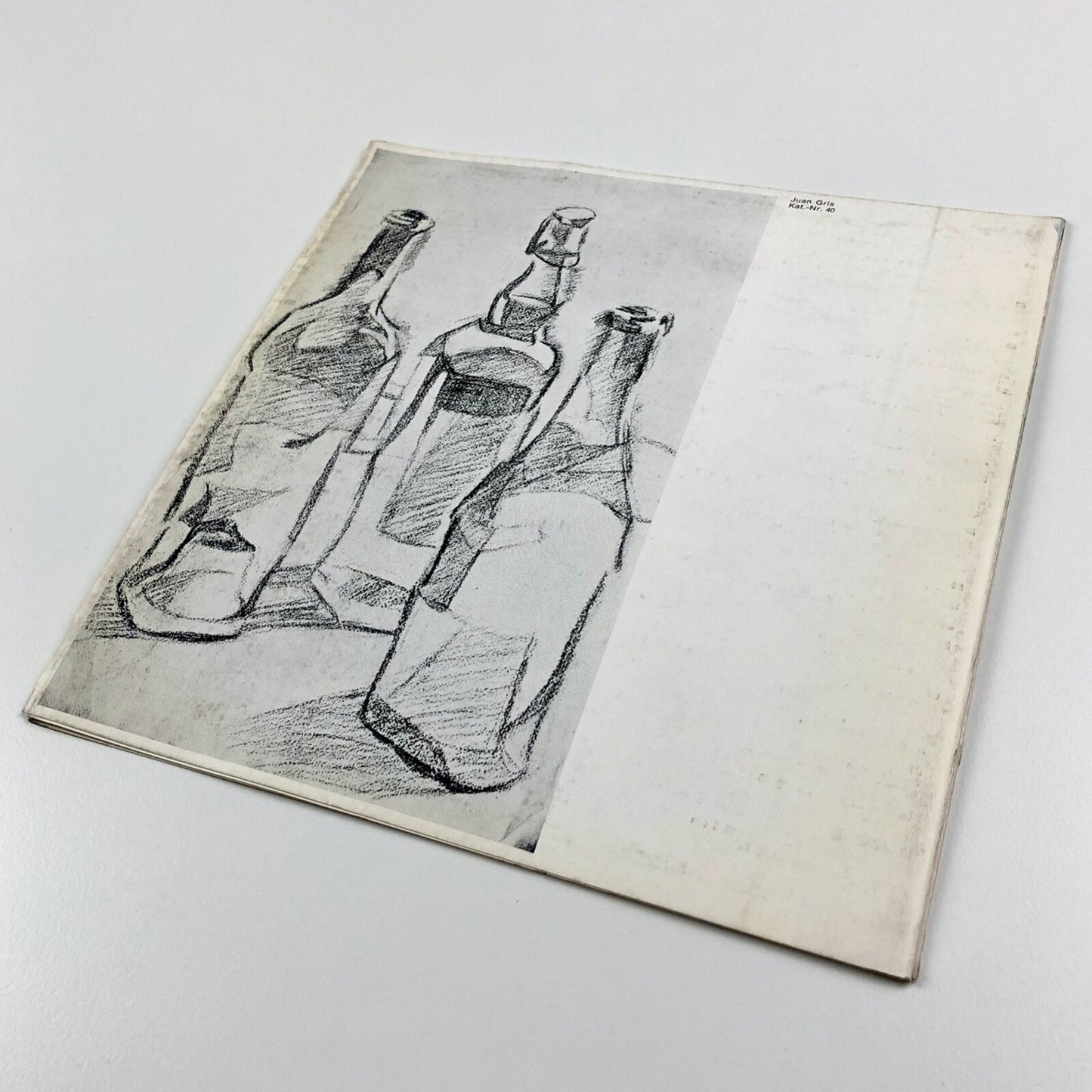 Handzeichnungen des 20. Jahrhunderts | Städtische Kunsthalle Düsseldorf folded exhibition card, 1968
