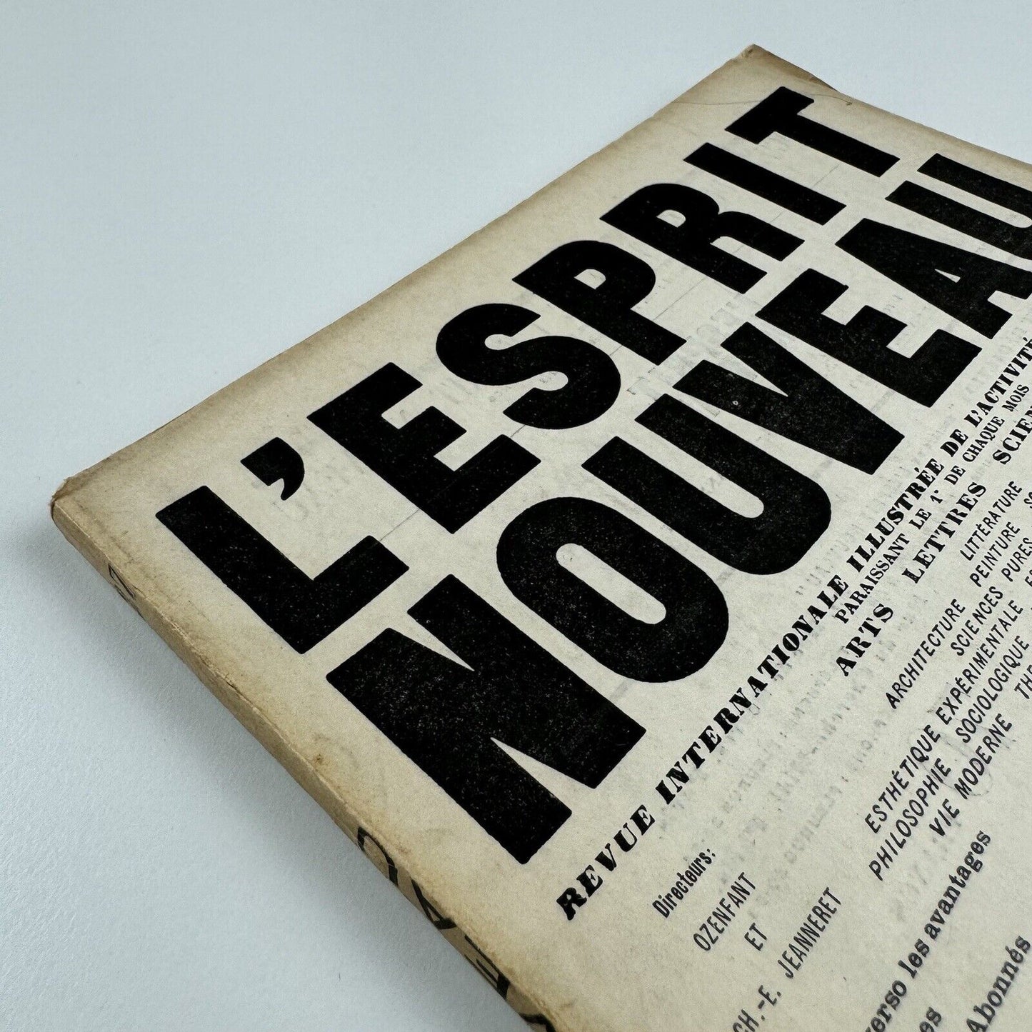 L'Esprit Nouveau journal | Issue No. 27 1924 | Amédée Ozenfant and Le Corbusier