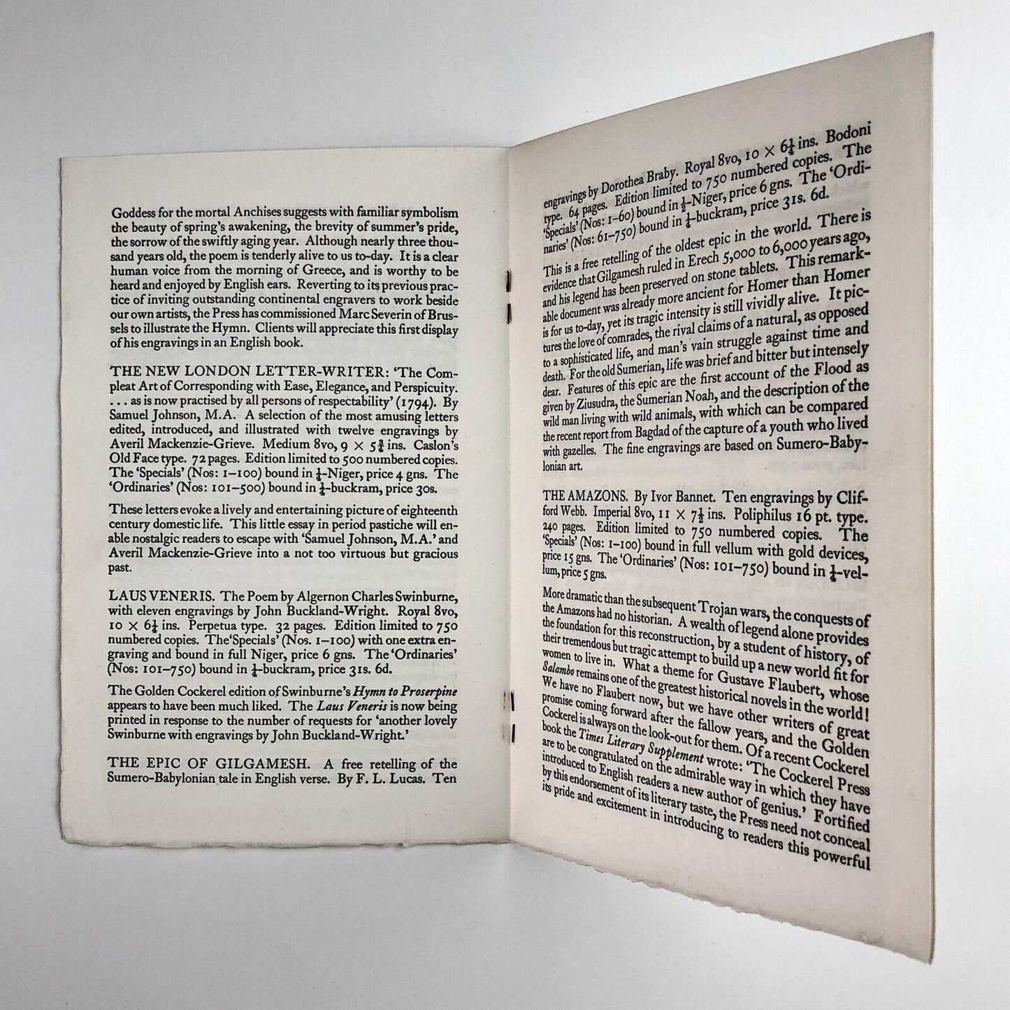 Prospectus leaflet for The Golden Press 1947 - for publications in 1948