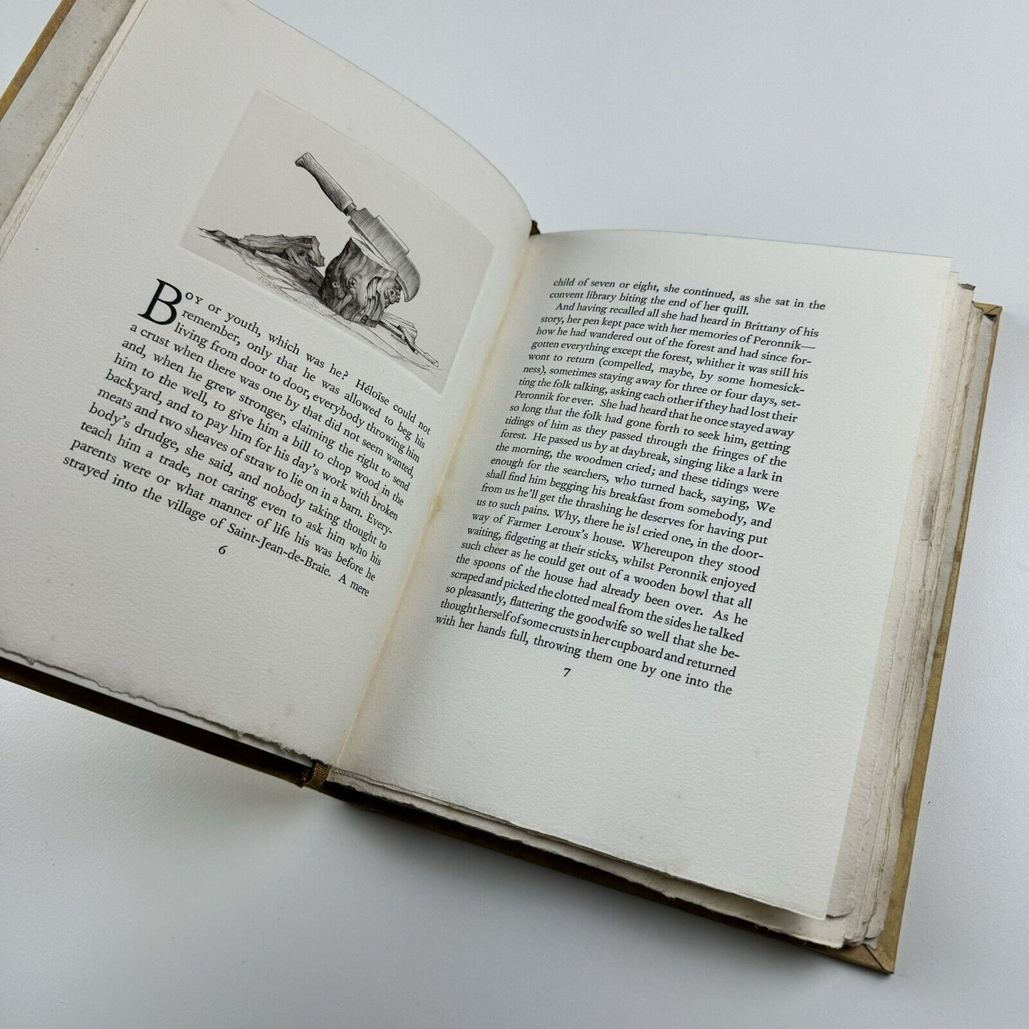 Peronnik the Fool by George Moore | Engravings by Stephen Gooden | George G. Harrap, 1933 | Signed limited edition