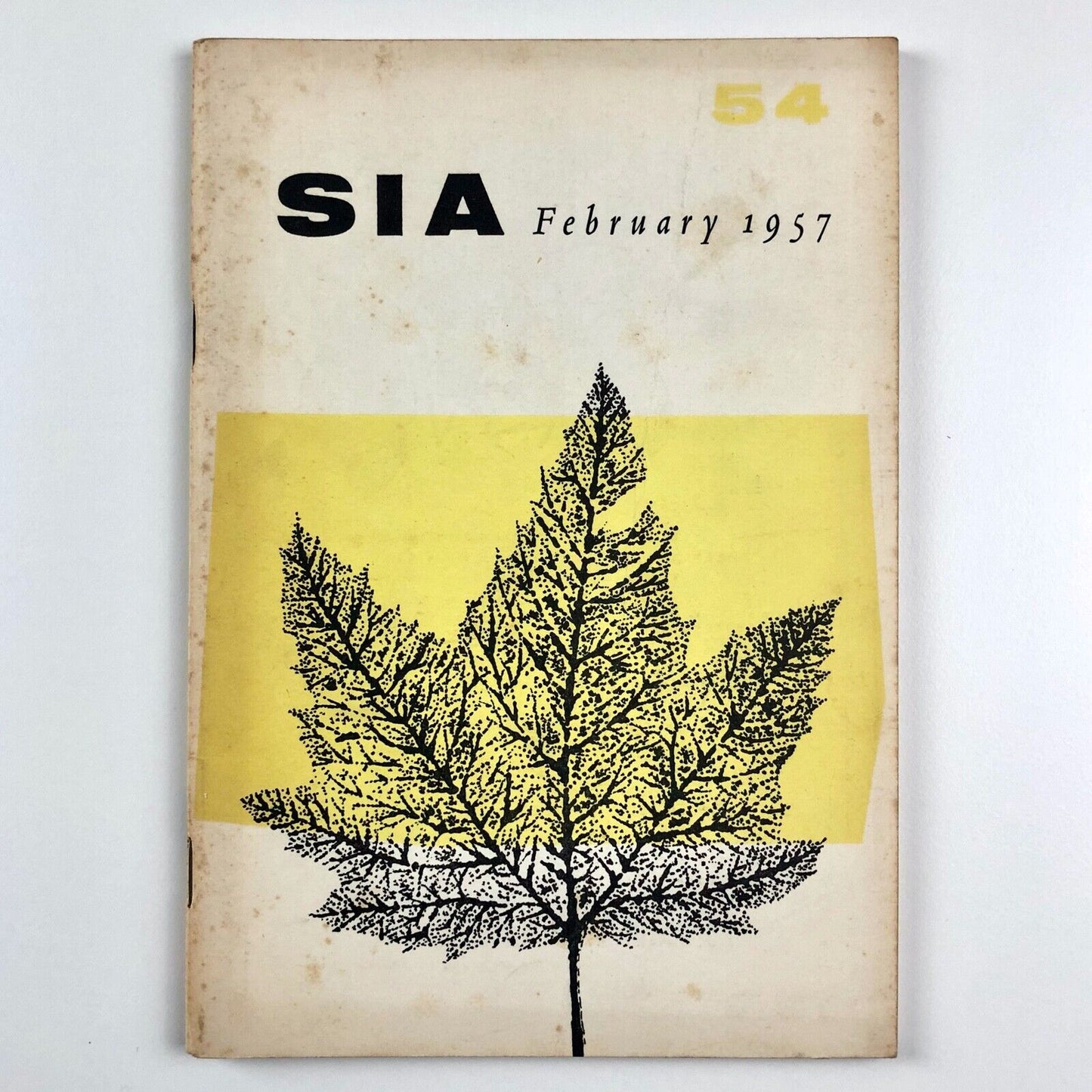 Society of Industrial Artists (SIA) Journal 54 February 1957 edited Peter Kneebone