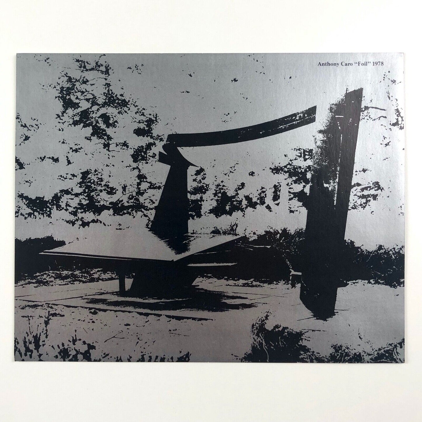 The Scottish Sculpture Trust | Anthony Caro, Eduardo Paolozzi, Hubert Dalwood | Foiled printed card