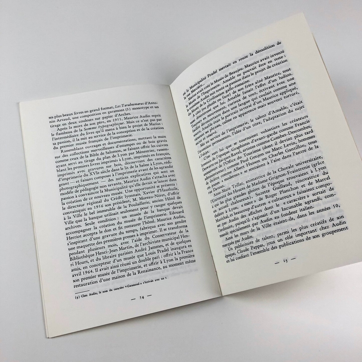 Les Trois Audin by Régis Neyret. Musée de l’imprimerie et de la banque | Nebiolo