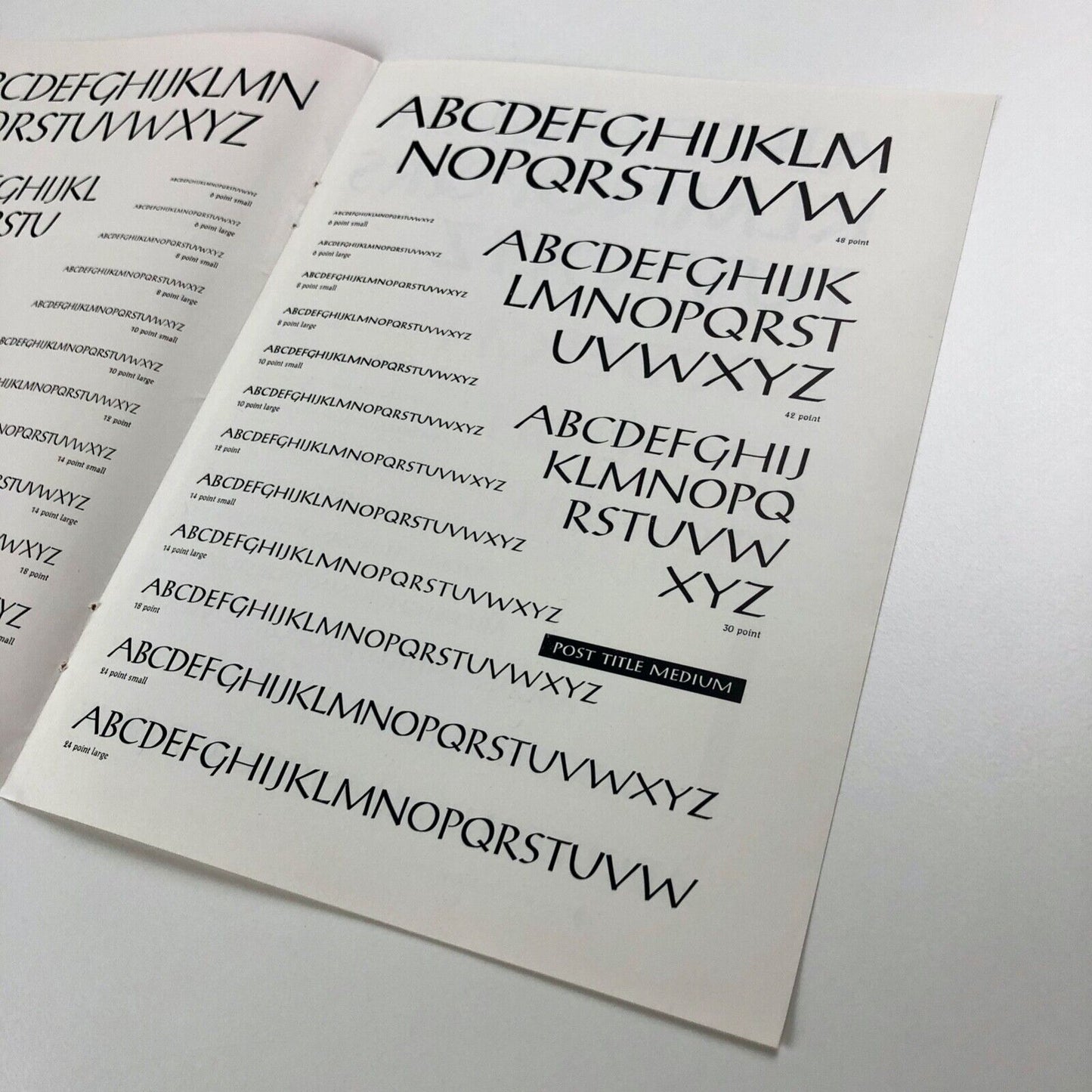 Post Title Berthold Type Foundry Type supplement issued by Print in Britain 1956