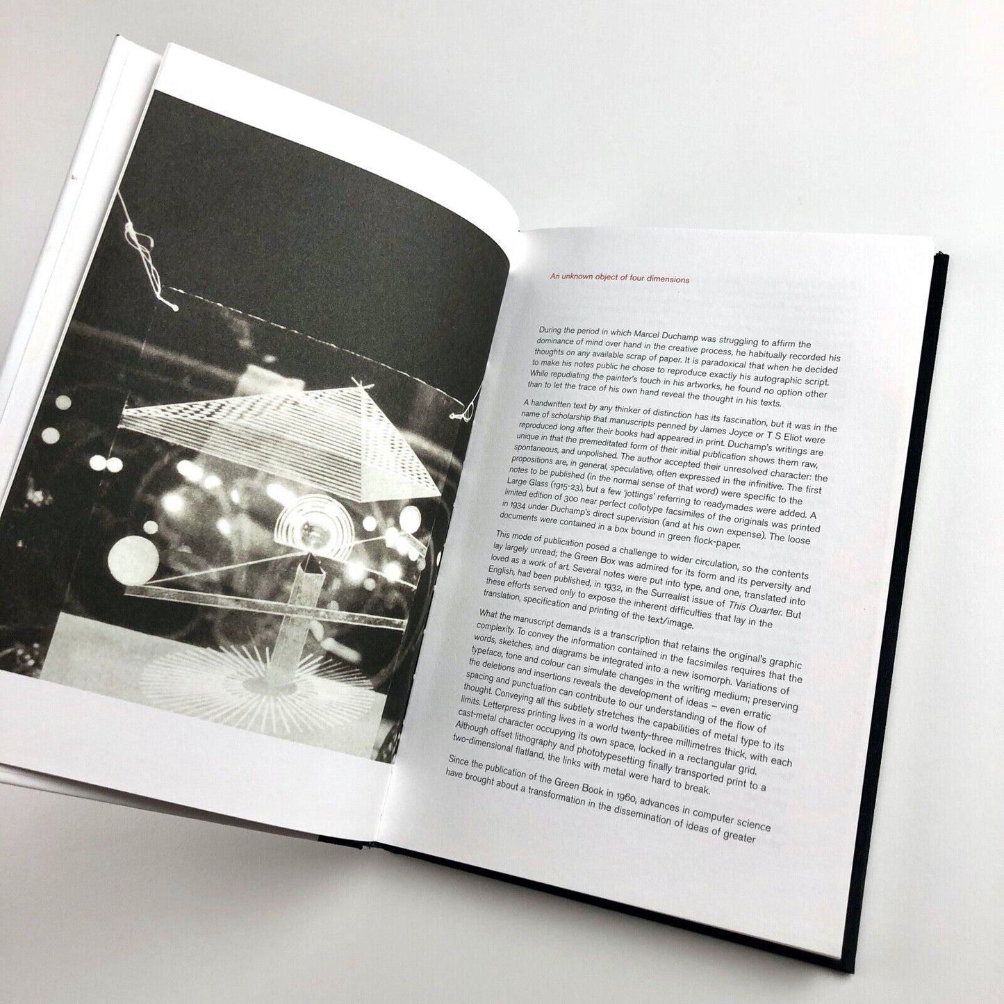 Marcel Duchamp – à L'infinitif | The Typosophic Society, 1999 | Translated by Richard Hamilton
