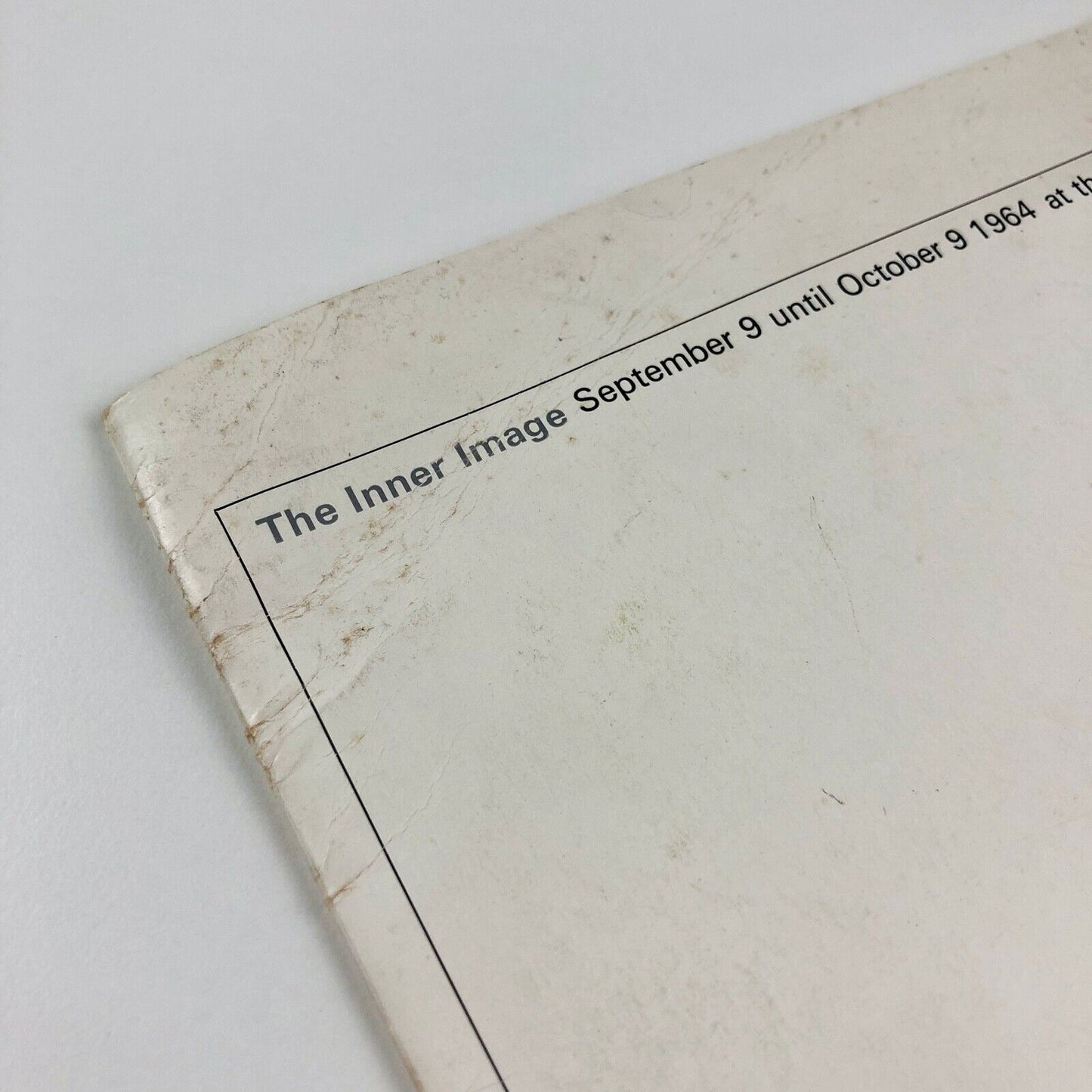 The Inner Image Paintings by the Leicester Group Grabowski Gallery 1964 | Cristina Bertoni, Laurence Burt, Michael Chilton, Tom Hudson, Victor Newsome, Michael Sandle, and Terry Setch