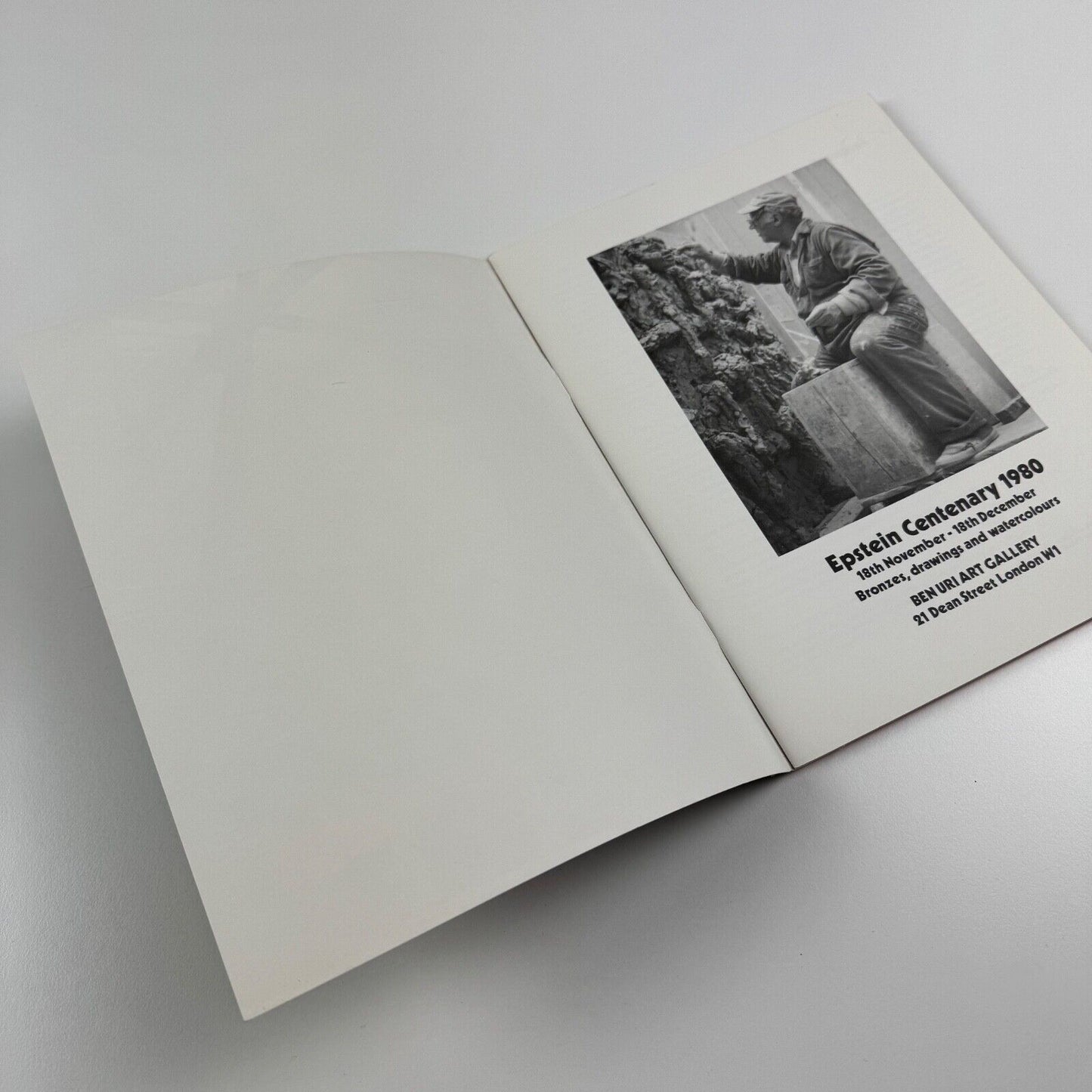 Epstein Centenary 1980. Bronzes, drawings and watercolours | Ben Uri Gallery, 1980