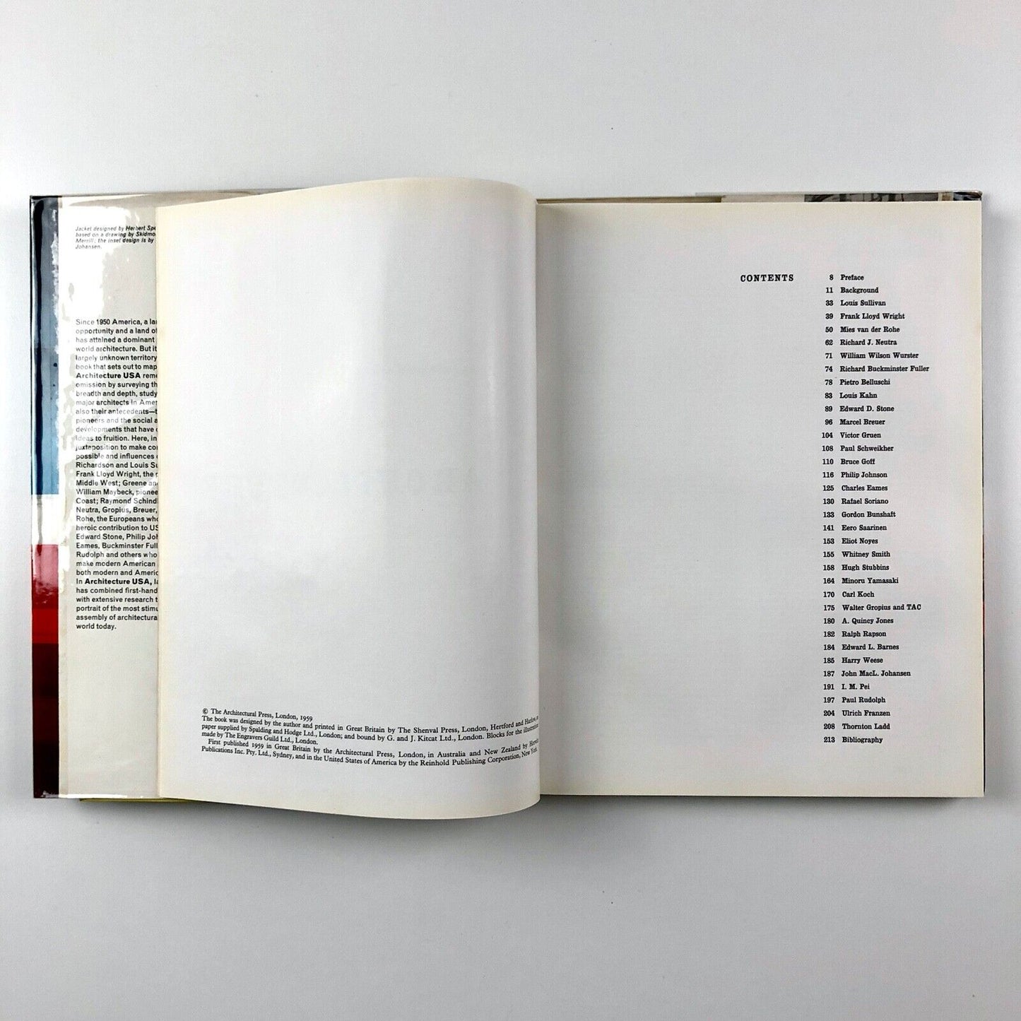 Architecture USA by Ian McCallum | The Architectural Press, 1959 Herbert Spencer