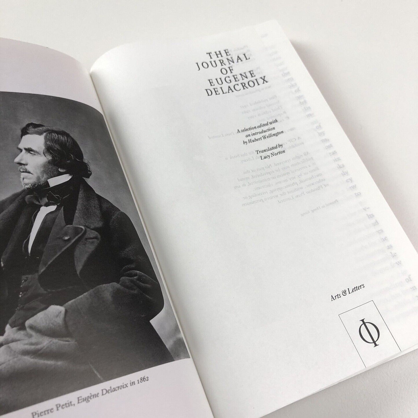 The Journal of Eugene Delacroix. Arts & Letters | Phaidon 2001 | Translated by Lucy Norton