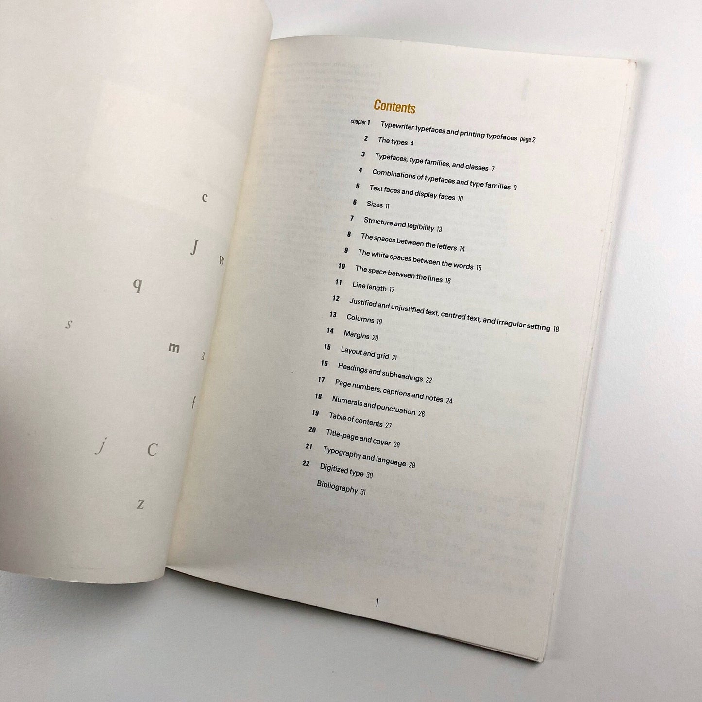 Typography – Basic Principles and Applications | Océ-Nederland Gerard Unger