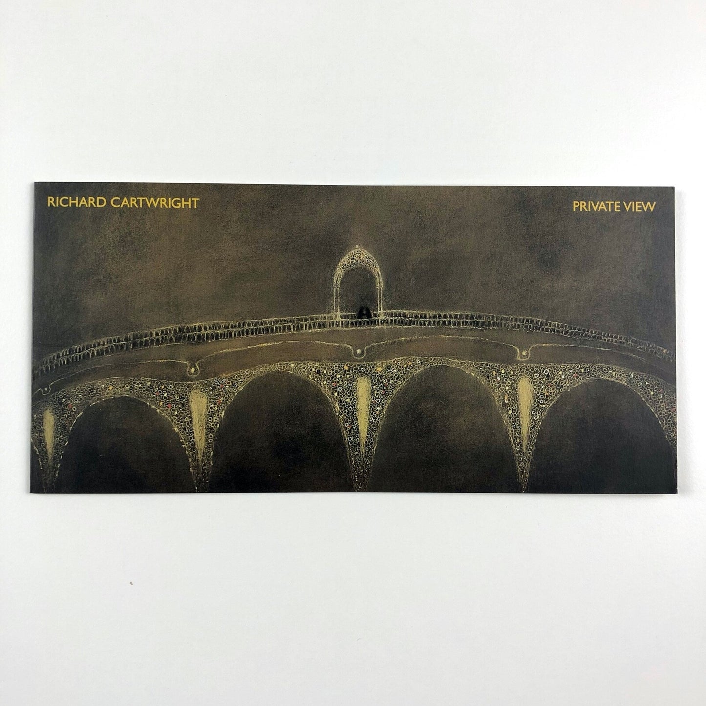 Richard Cartwright | Adam Gallery Bath 4-page private view invitation card, 1999