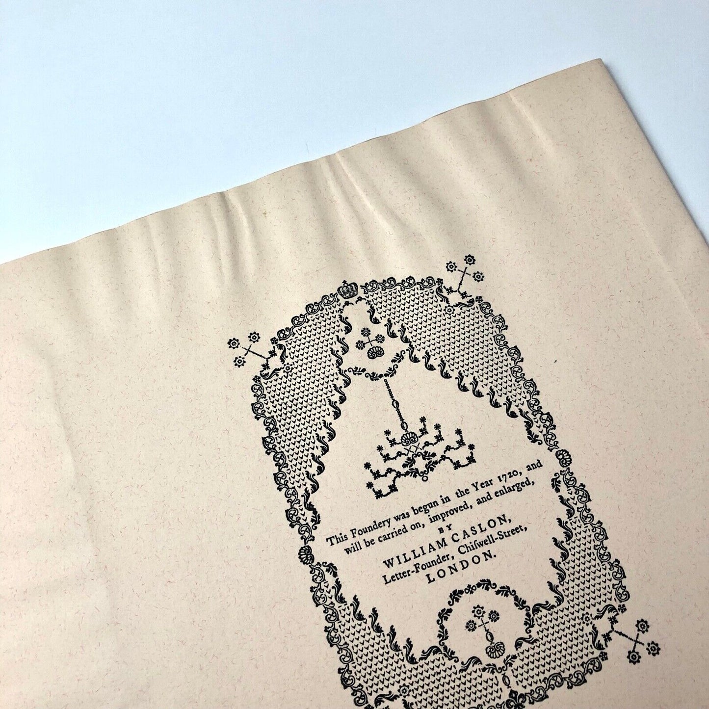 William Caslon 1766–1966 | Wynkyn de Worde | Portfolio with nine inserts, 1966