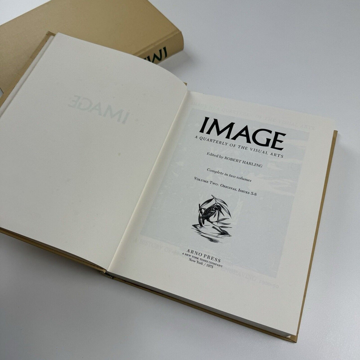 Image. A quarterly of the visual arts edited Robert Harling | Arno Press, New York, 2 vols 1975 facsimile edition in black and white only