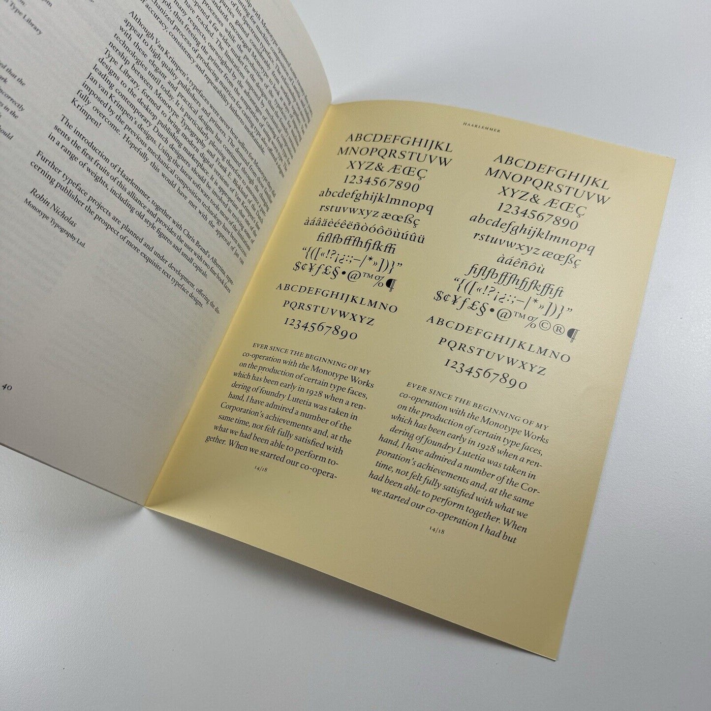 The Monotype Recorder New Series Volume 9. The Dutch Connection limited edition no. 1054/1250