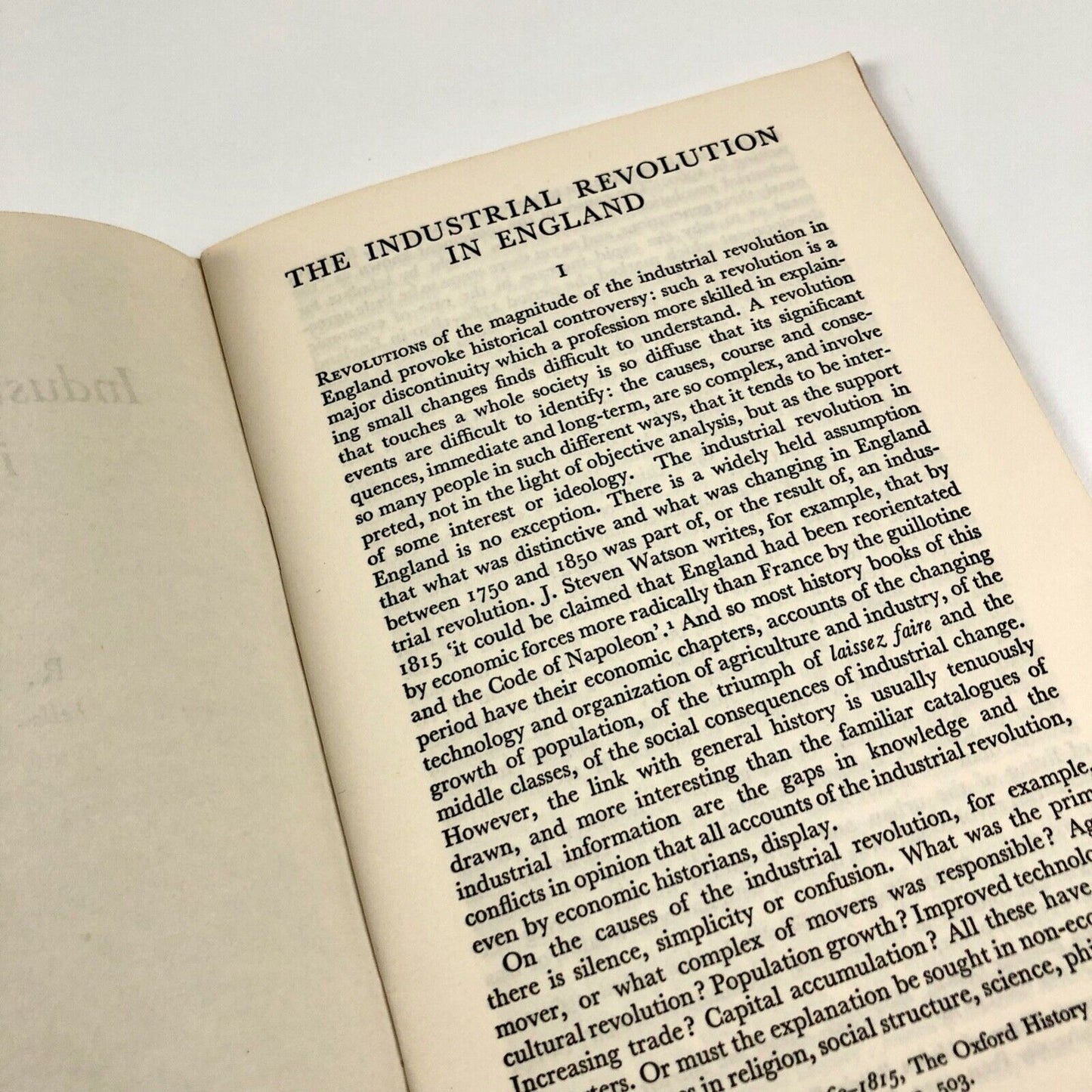 The Industrial Revolution in England | R.M. Hartwell | Historical Association, 1965