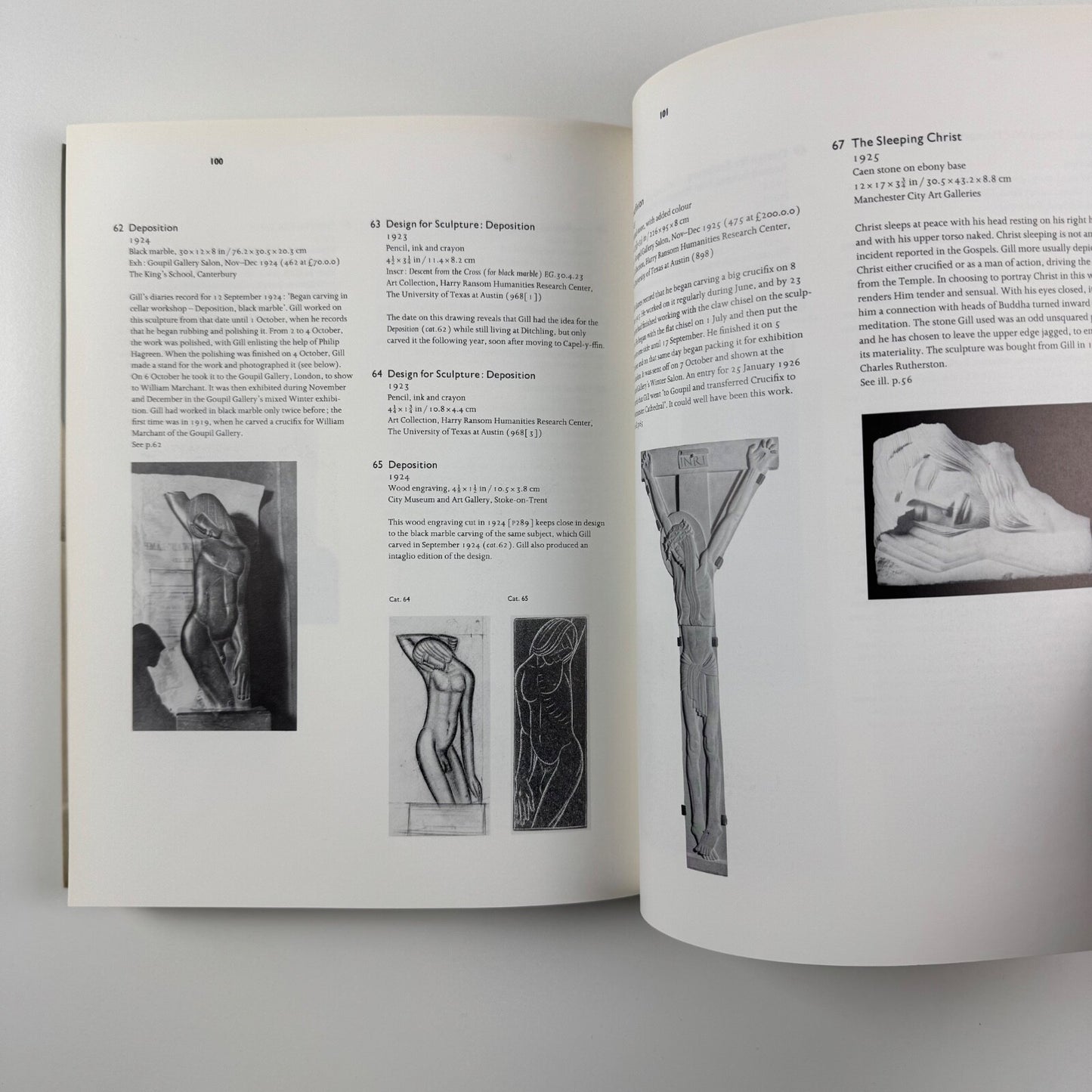 Eric Gill. Sculpture by Judith Collin | Barbican and Oriel Gallery and Leeds City Art Gallery | Lund Humphries, 1993 reprint