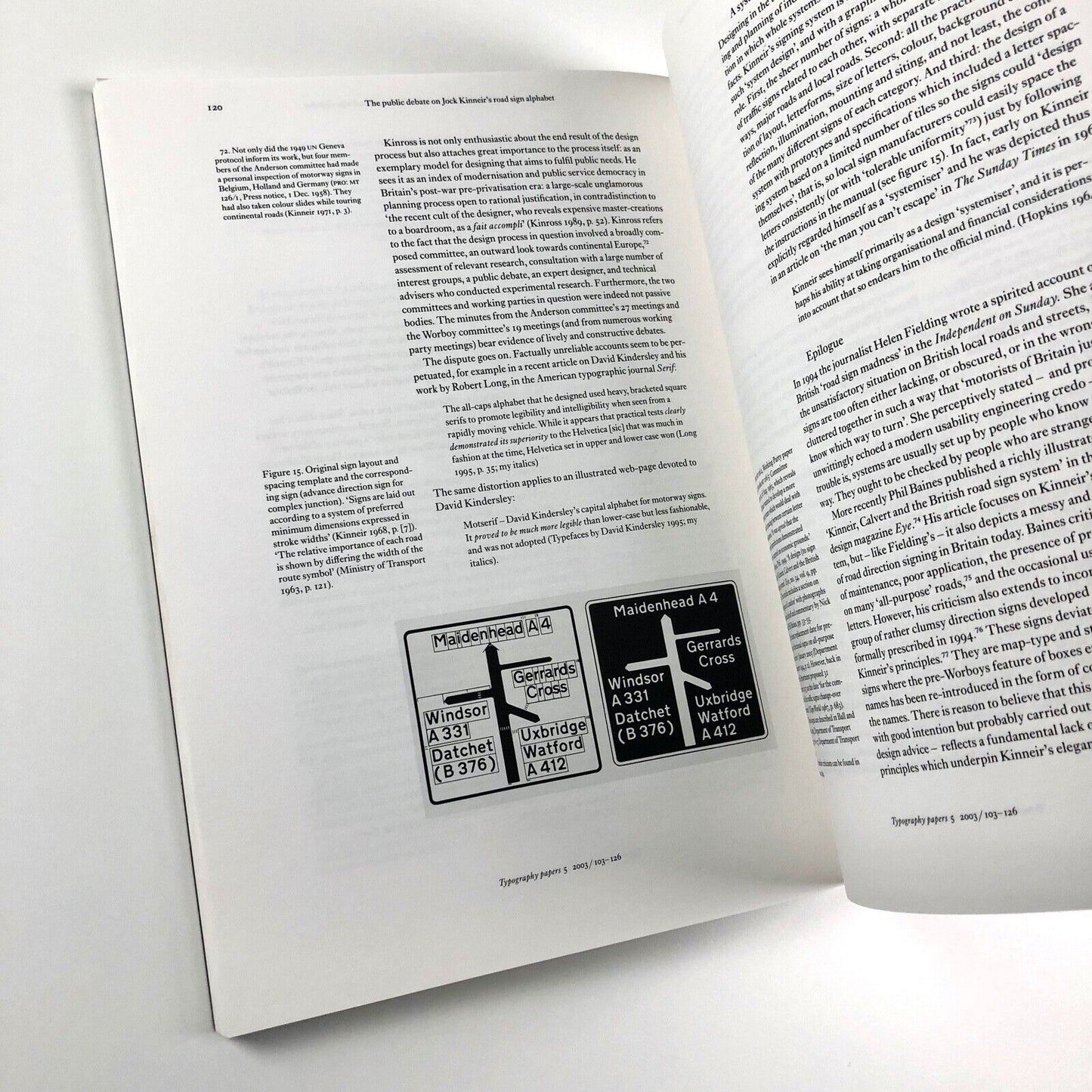 Typography Papers 5 | University of Reading, 2003 | Editor Paul Stiff