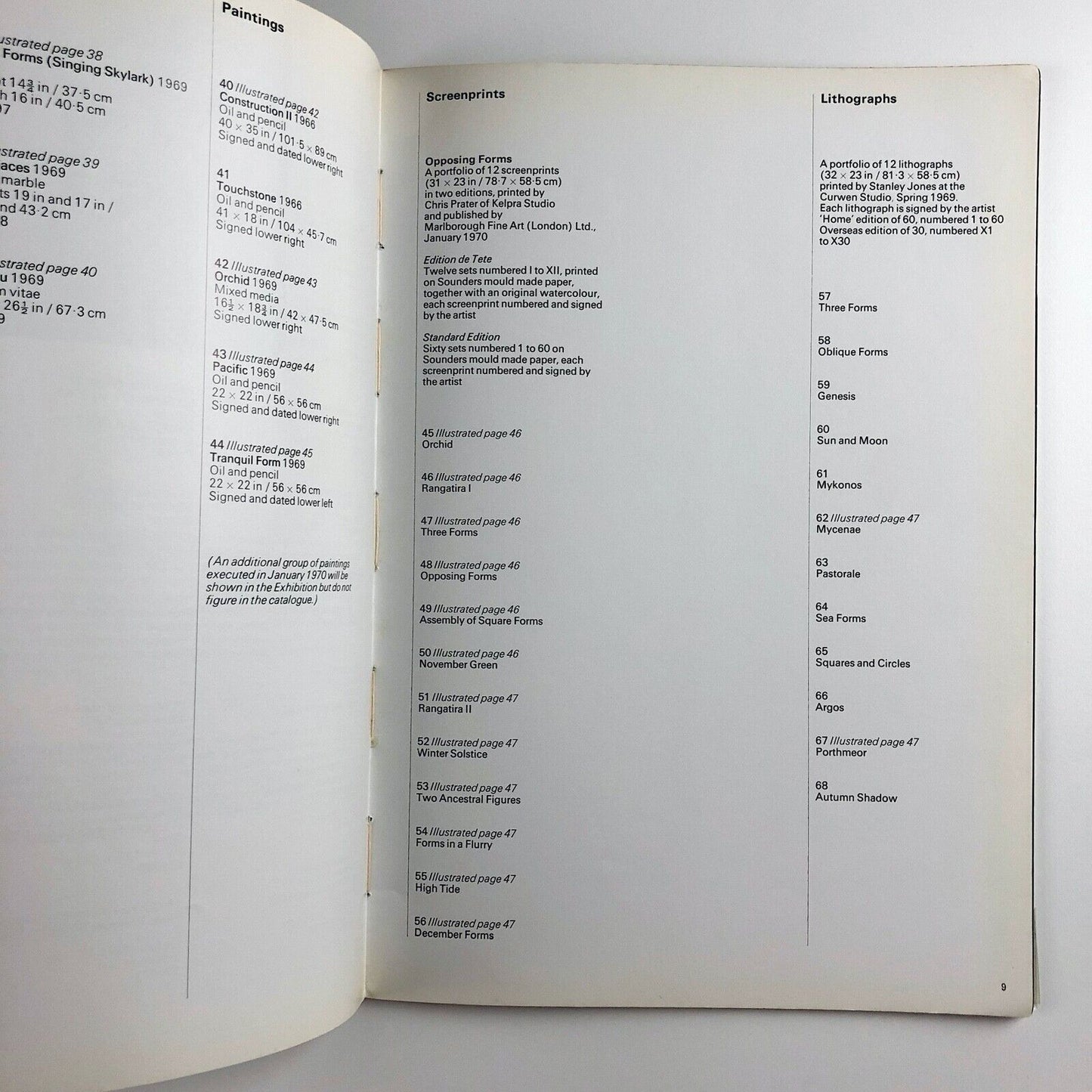 Barbara Hepworth: Sculpture Paintings Prints | Marlborough Fine Art, 1970