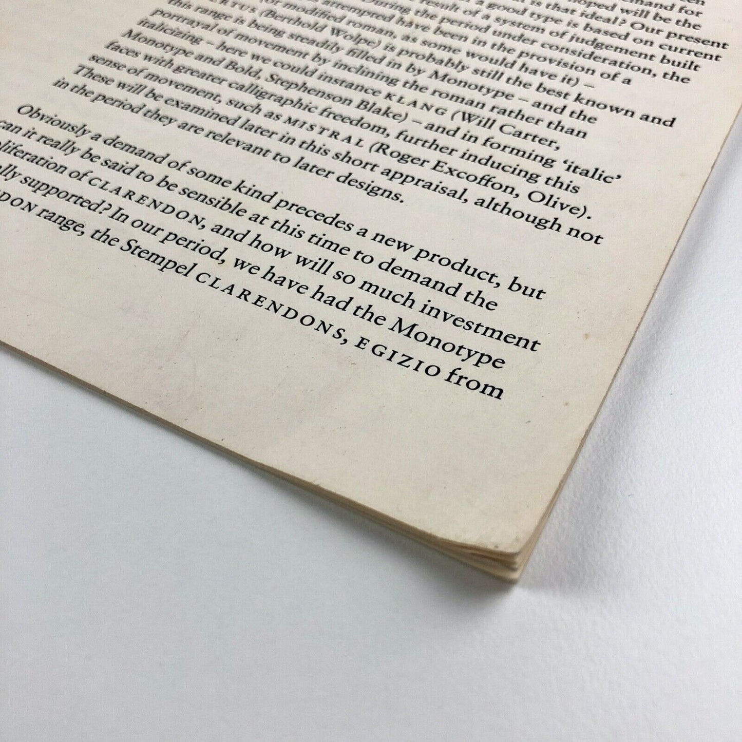 Types of the Sixties, by Kenneth Day | Leaflet, reprinted from The Penrose Annual, 1968