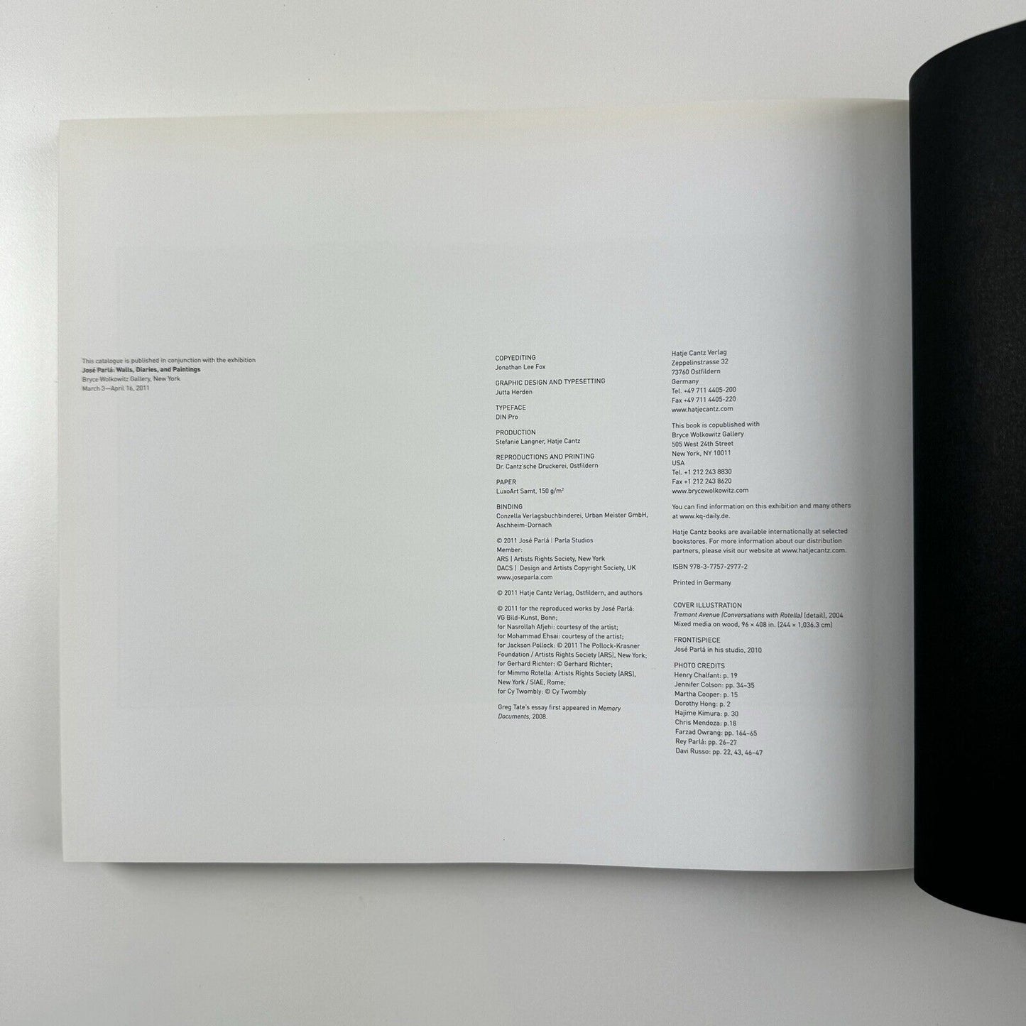 José Parlá: Walls, Diaries, and Paintings | Edited by Bryce Wolkowitz Gallery | Hatje Cantz, 2011