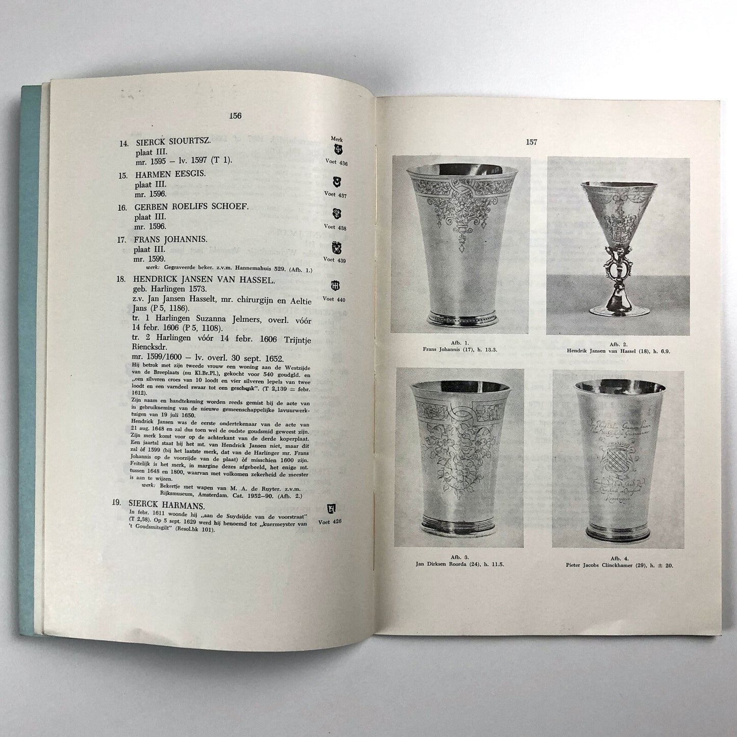 Harlinger goud-en zilversmeden | Ir. F. E. van Ruyven De Vrije Fries 1960