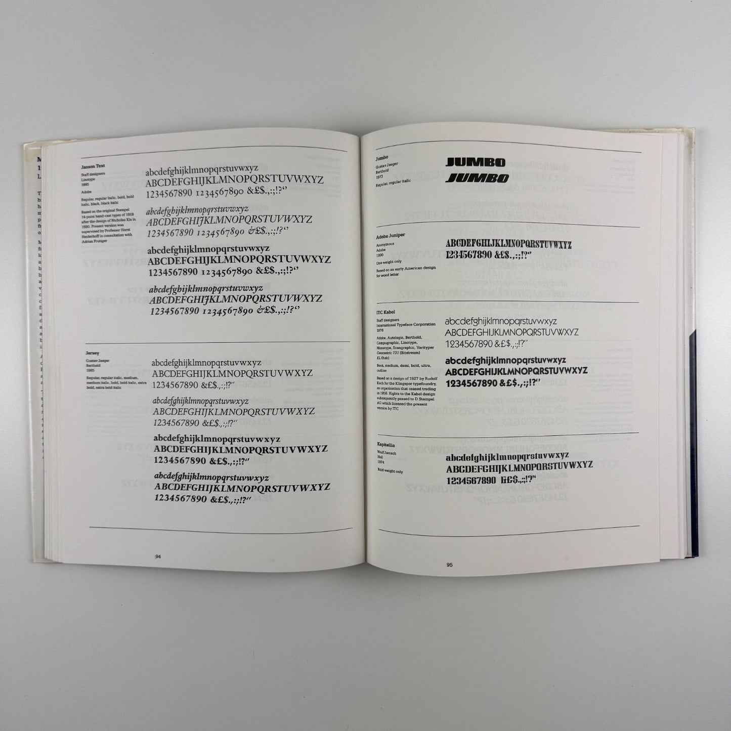Modern Encyclopedia of Typefaces 1960–90 by Lawrence W. Wallis | Lund Humphries, 1990