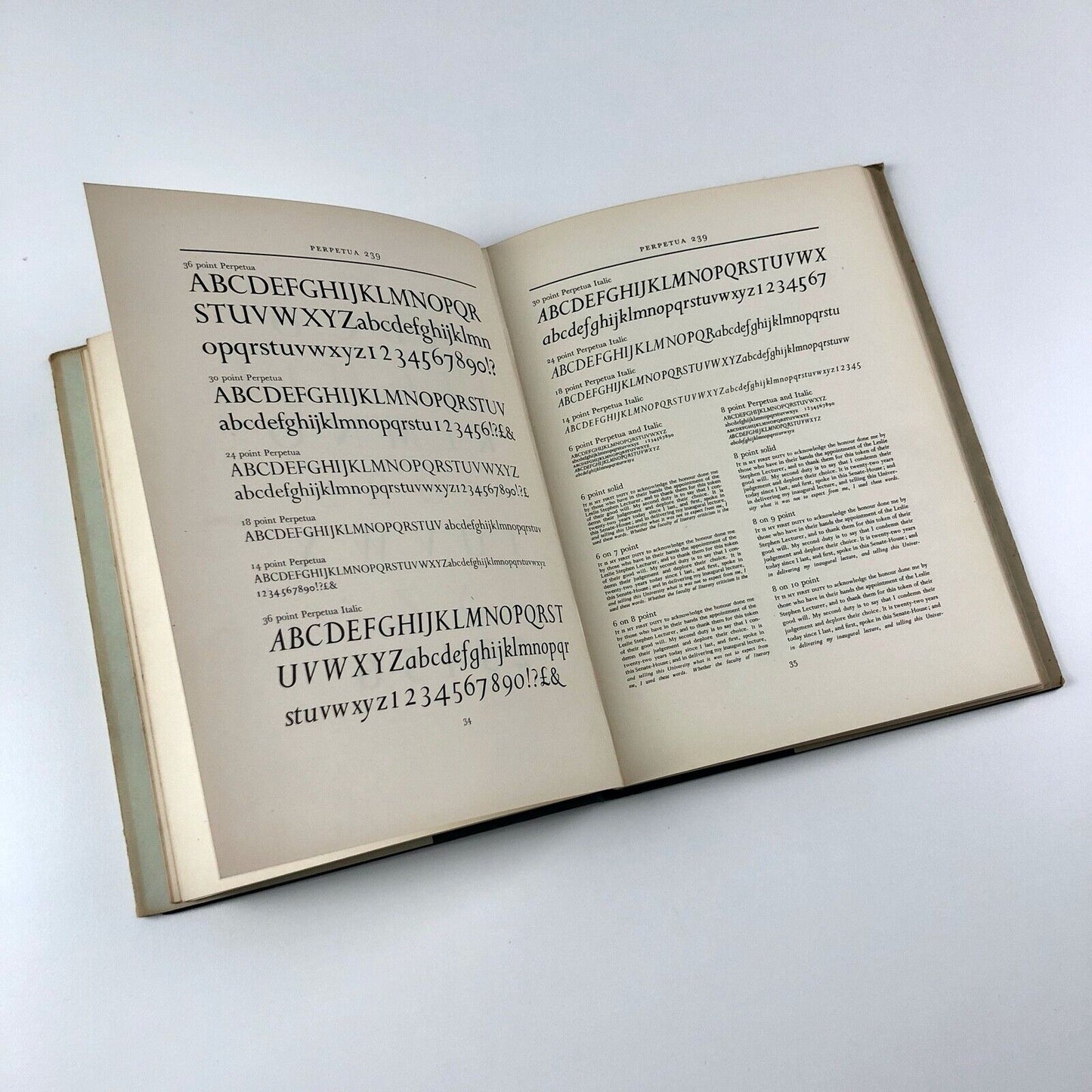 Tillotsons Type Specimen book new edition | December 1952