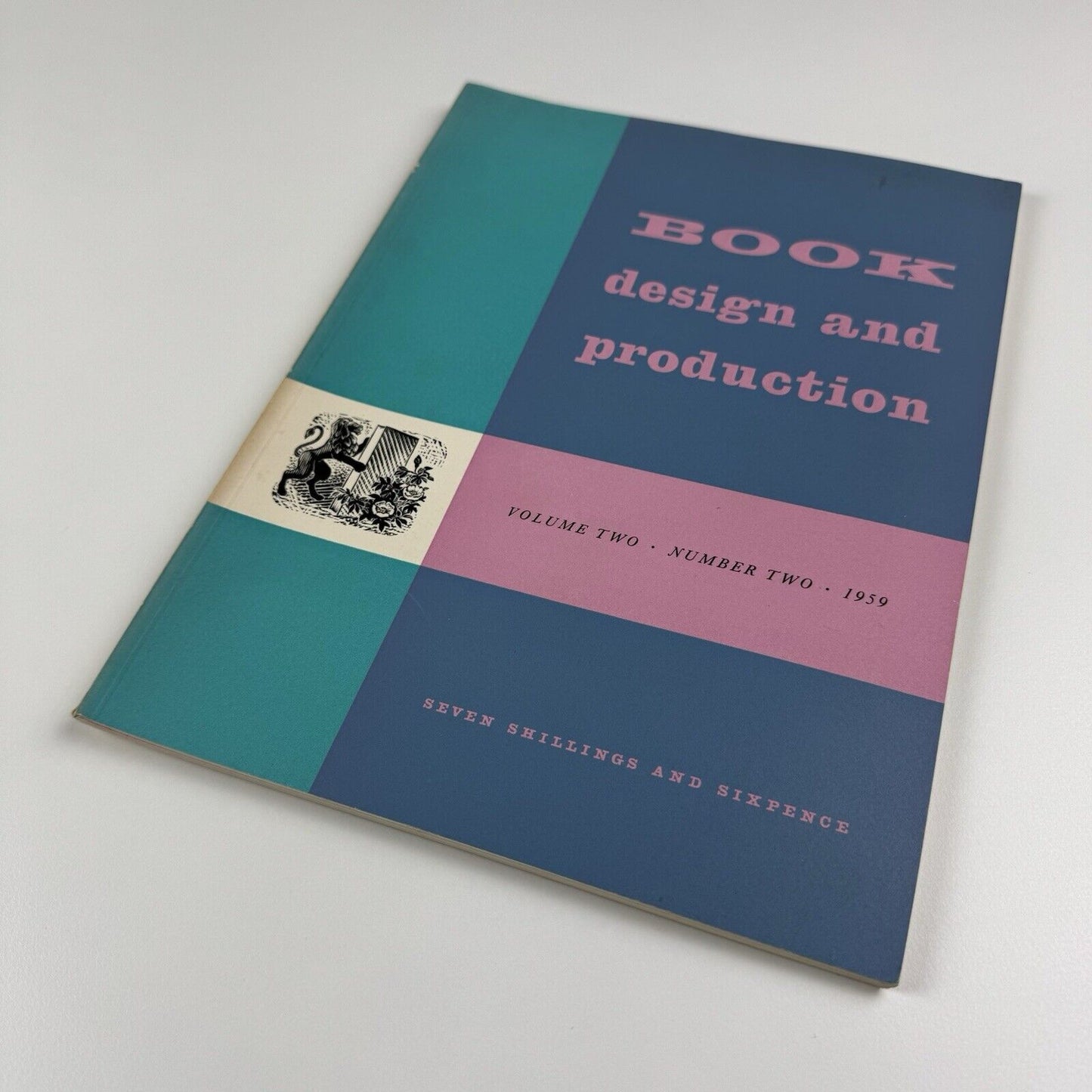 Book Design and Production Vol 2 No 2 1959 | Printing News Ltd edited by James Moran includes article on Will Carter
