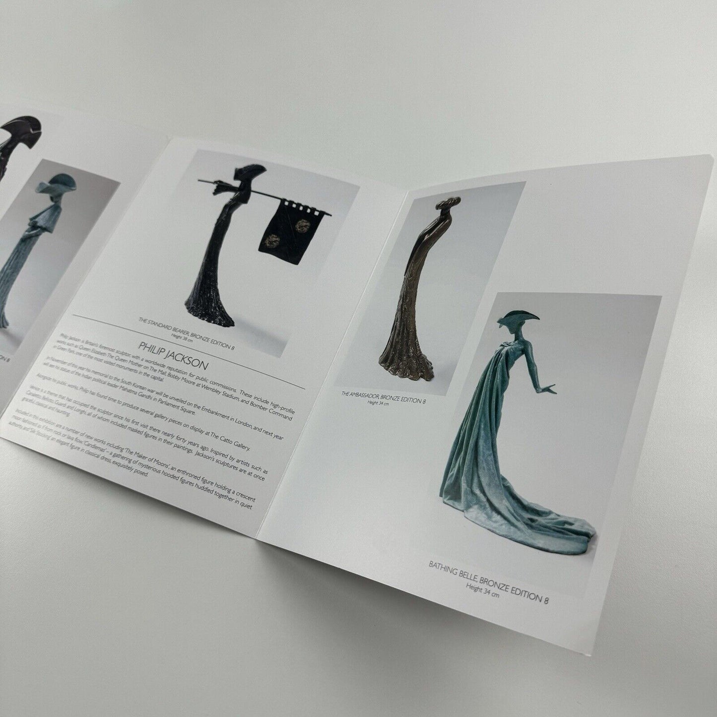 Philip Jackson – New Works | Catto Gallery folded card, undated