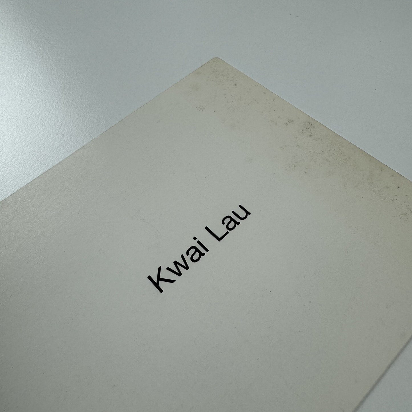 Kwai Lau – private view invitation | Danielle Arnaud Contemporary Arts, 1997